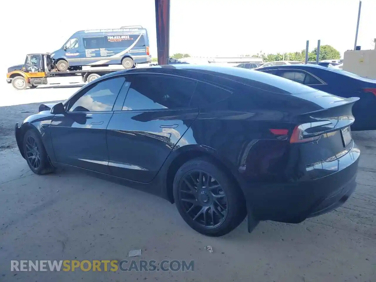 2 Photograph of a damaged car 5YJ3E1EA5RF858875 TESLA MODEL 3 2024