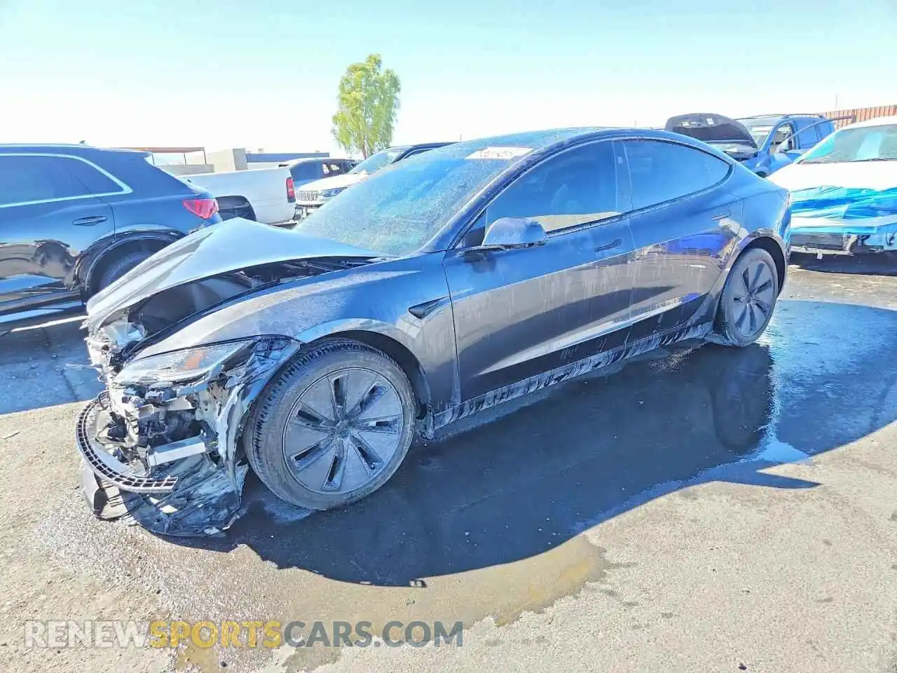 1 Photograph of a damaged car 5YJ3E1EA6RF724151 TESLA MODEL 3 2024