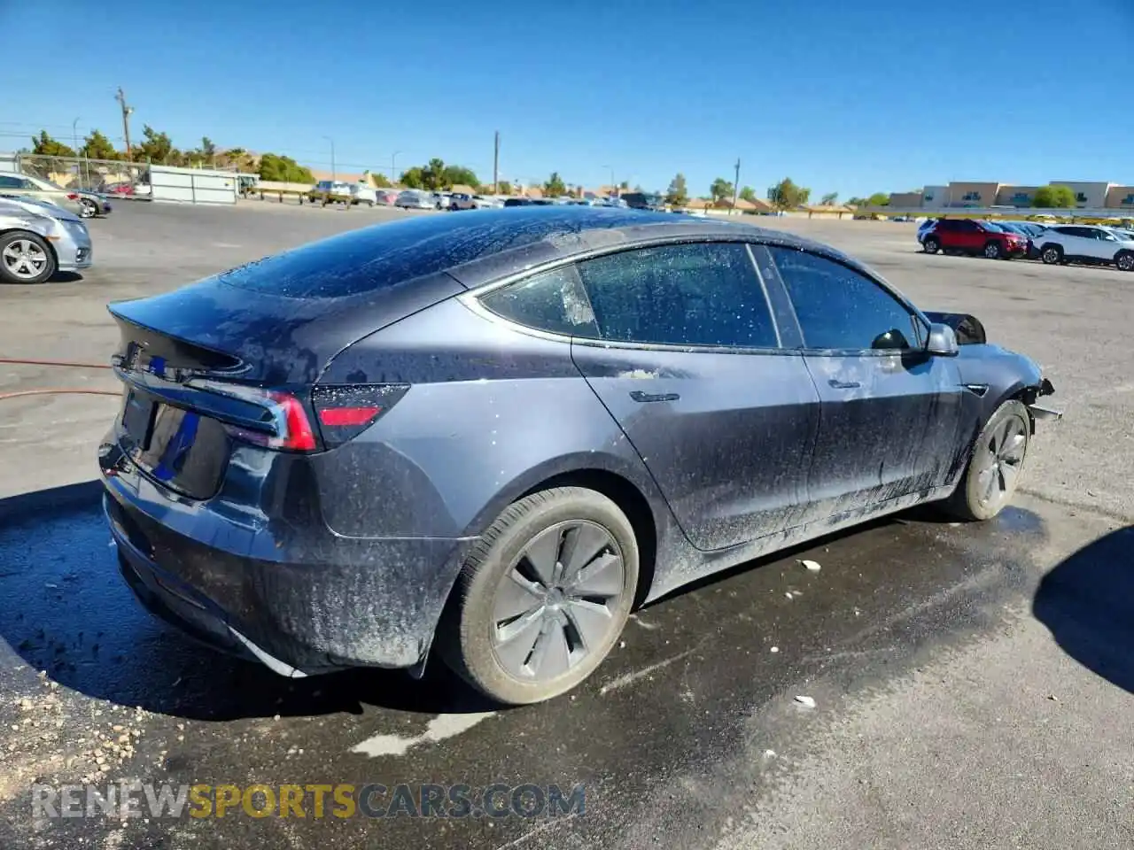 3 Photograph of a damaged car 5YJ3E1EA6RF724151 TESLA MODEL 3 2024