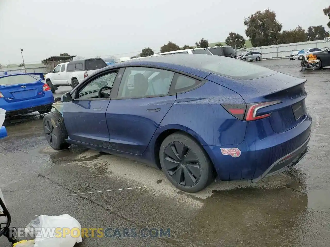 2 Photograph of a damaged car 5YJ3E1EA6RF739880 TESLA MODEL 3 2024