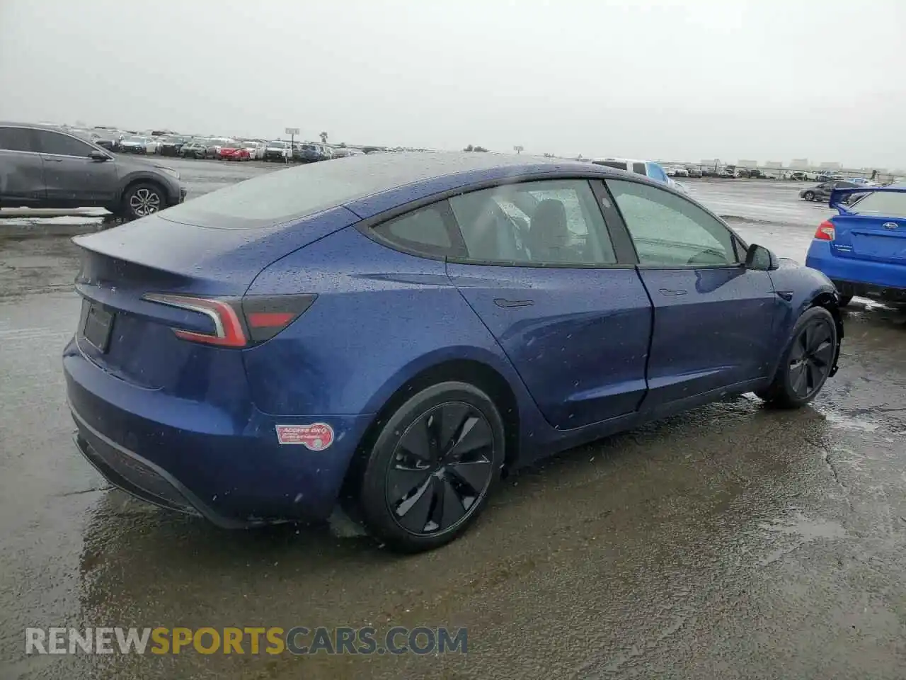 3 Photograph of a damaged car 5YJ3E1EA6RF739880 TESLA MODEL 3 2024