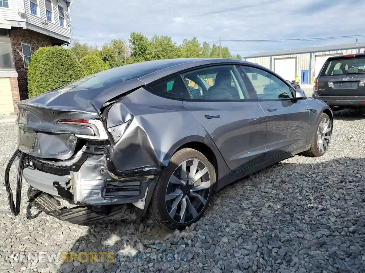 3 Photograph of a damaged car 5YJ3E1EA6RF862207 TESLA MODEL 3 2024