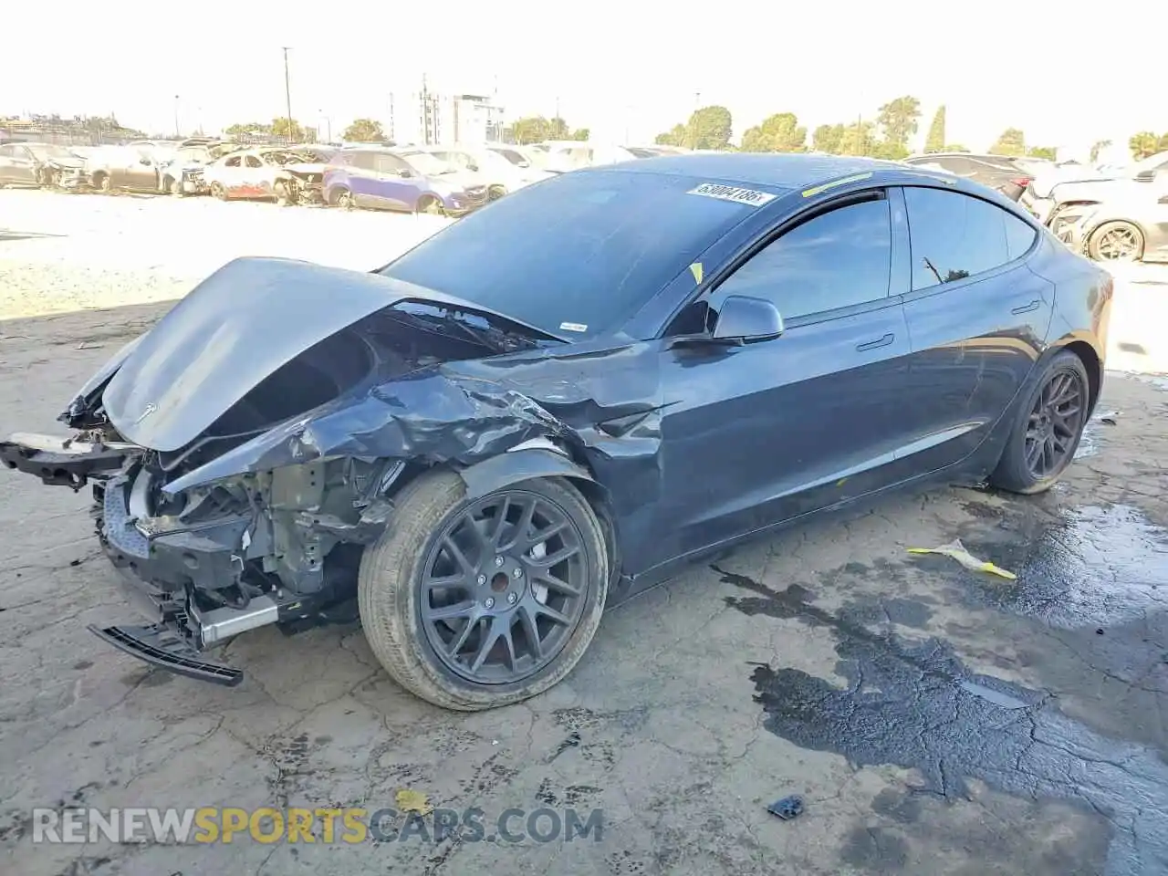 1 Photograph of a damaged car 5YJ3E1EA6RF863230 TESLA MODEL 3 2024