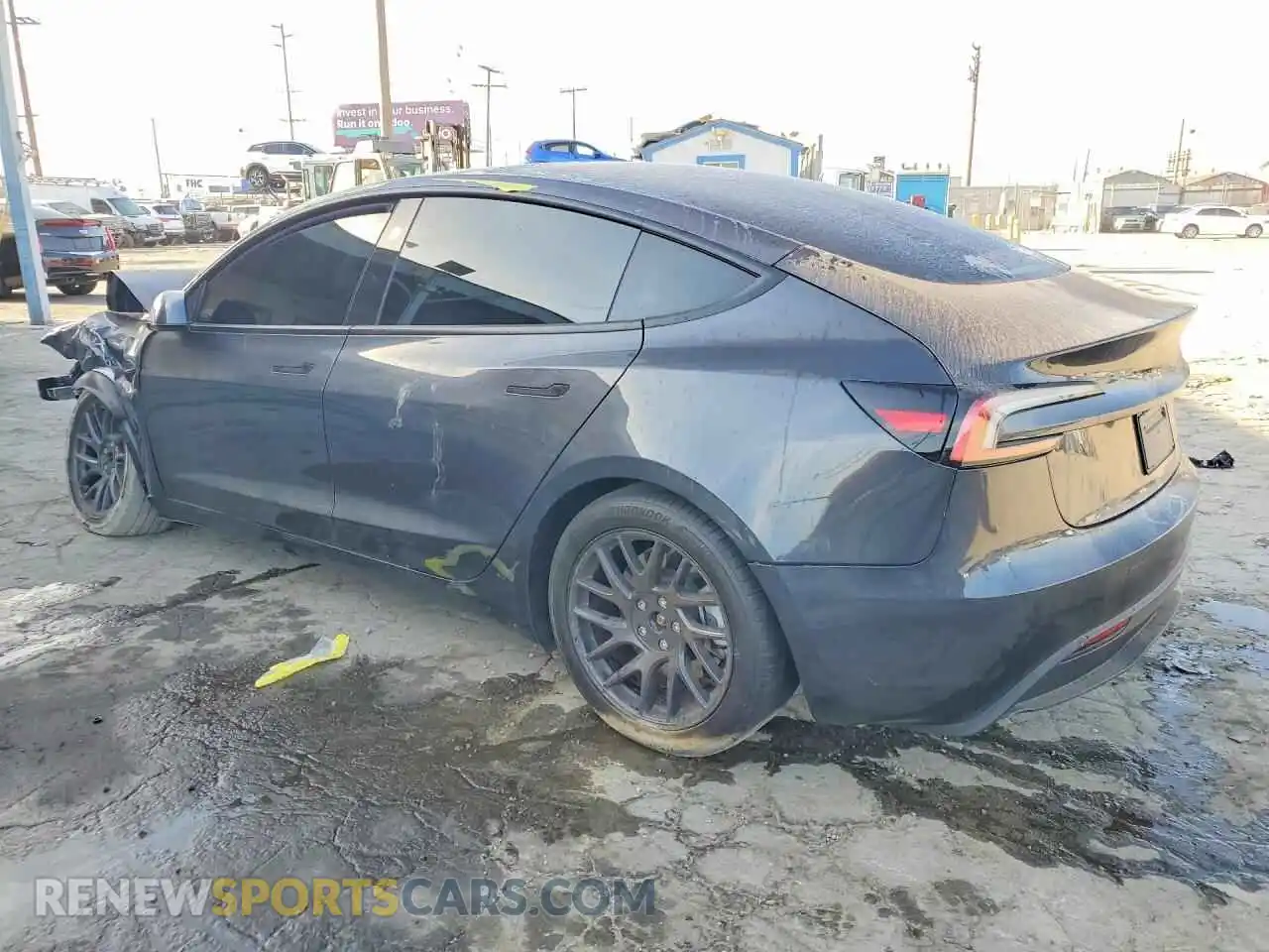2 Photograph of a damaged car 5YJ3E1EA6RF863230 TESLA MODEL 3 2024