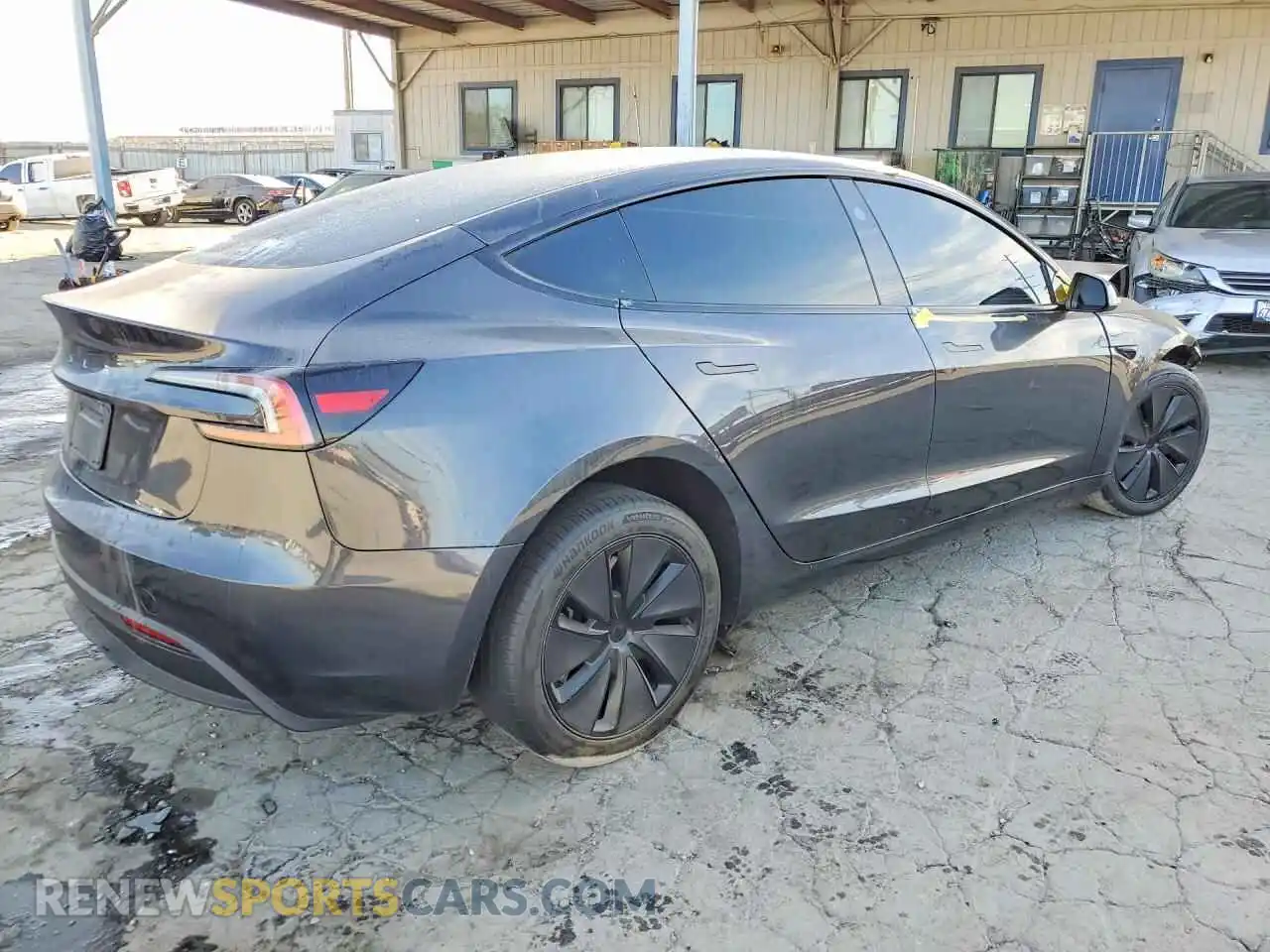 3 Photograph of a damaged car 5YJ3E1EA6RF863230 TESLA MODEL 3 2024