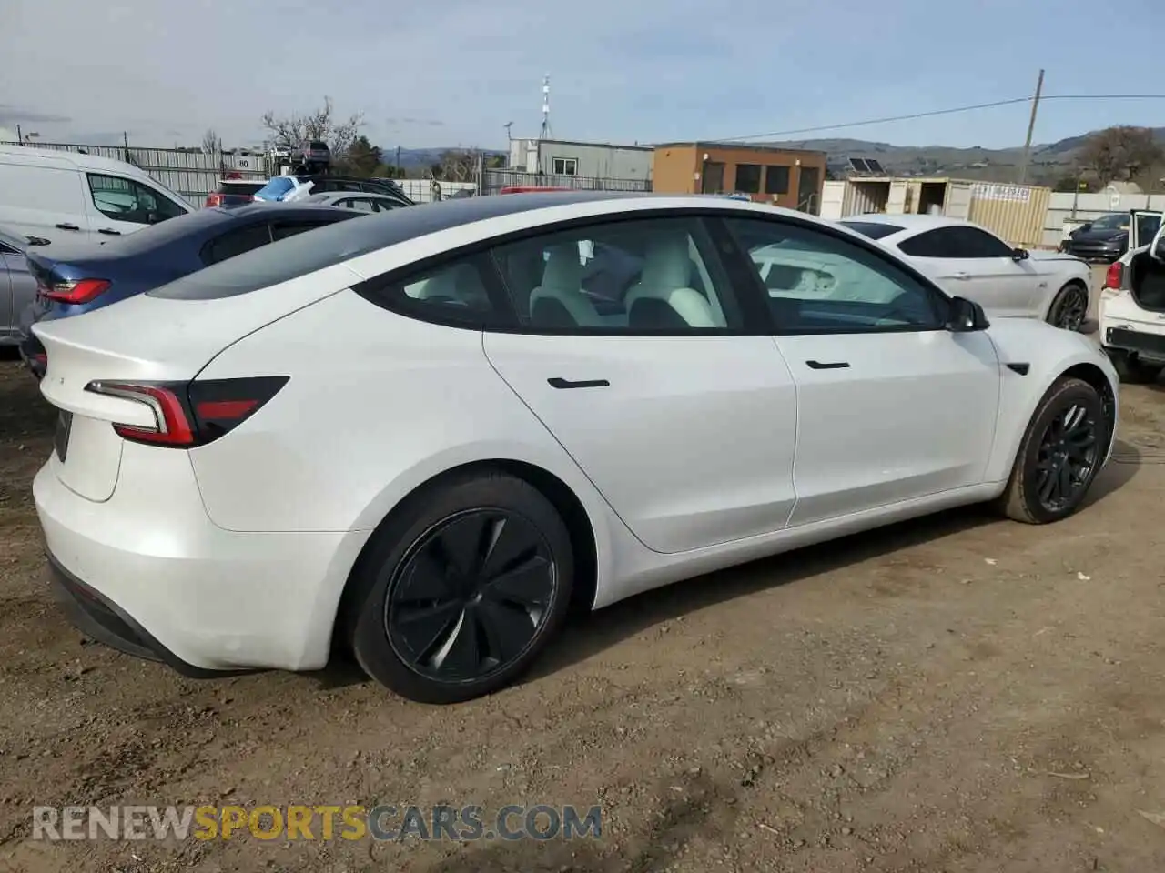 3 Photograph of a damaged car 5YJ3E1EA6RF863762 TESLA MODEL 3 2024