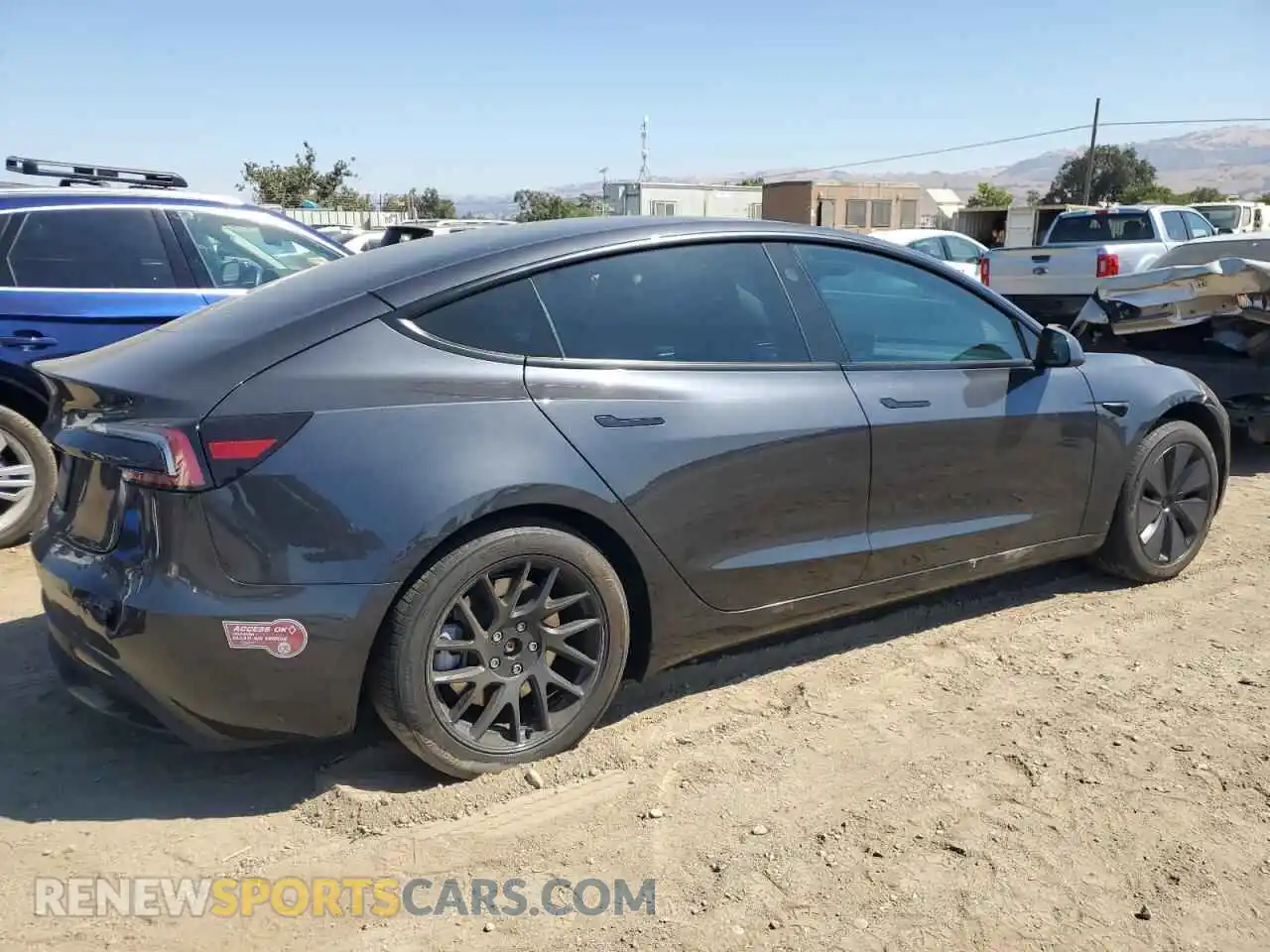 3 Photograph of a damaged car 5YJ3E1EA7RF718679 TESLA MODEL 3 2024