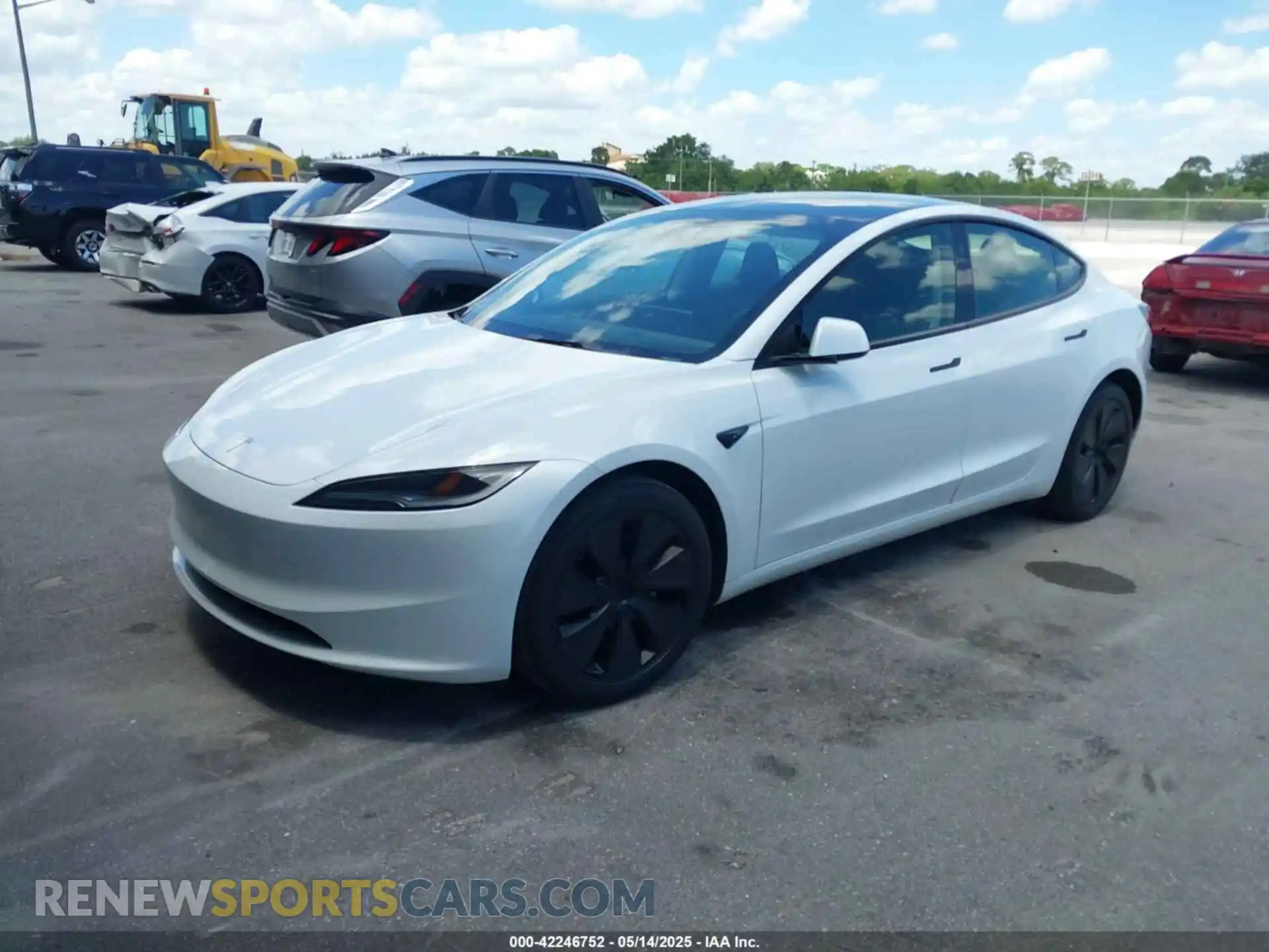 2 Photograph of a damaged car 5YJ3E1EA7RF721503 TESLA MODEL 3 2024