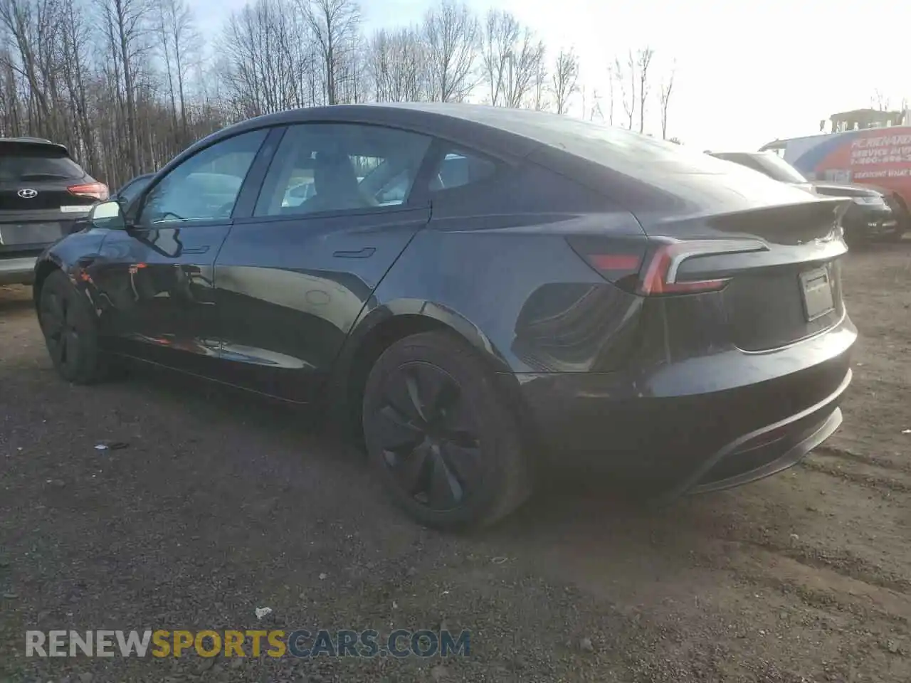 2 Photograph of a damaged car 5YJ3E1EA7RF730282 TESLA MODEL 3 2024