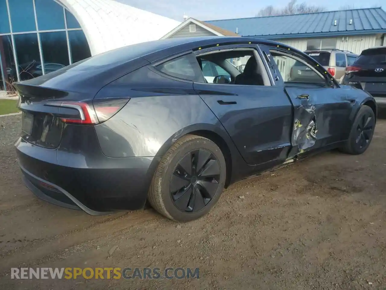3 Photograph of a damaged car 5YJ3E1EA7RF730282 TESLA MODEL 3 2024