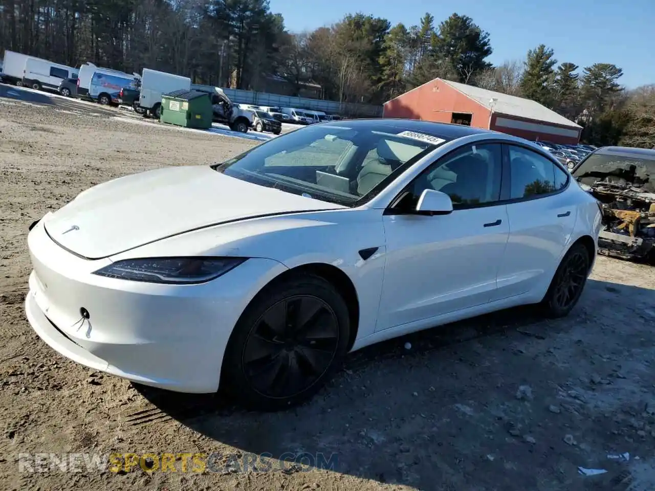 1 Photograph of a damaged car 5YJ3E1EA7RF731299 TESLA MODEL 3 2024