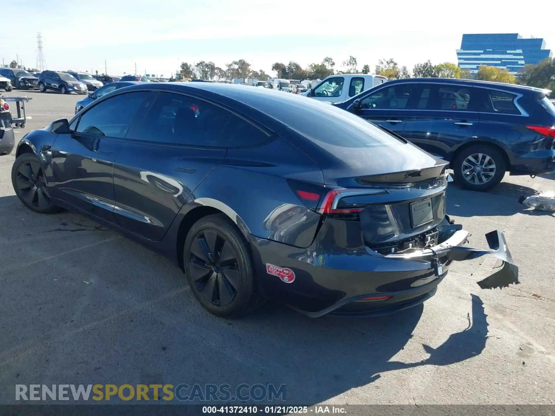 3 Photograph of a damaged car 5YJ3E1EA7RF736647 TESLA MODEL 3 2024