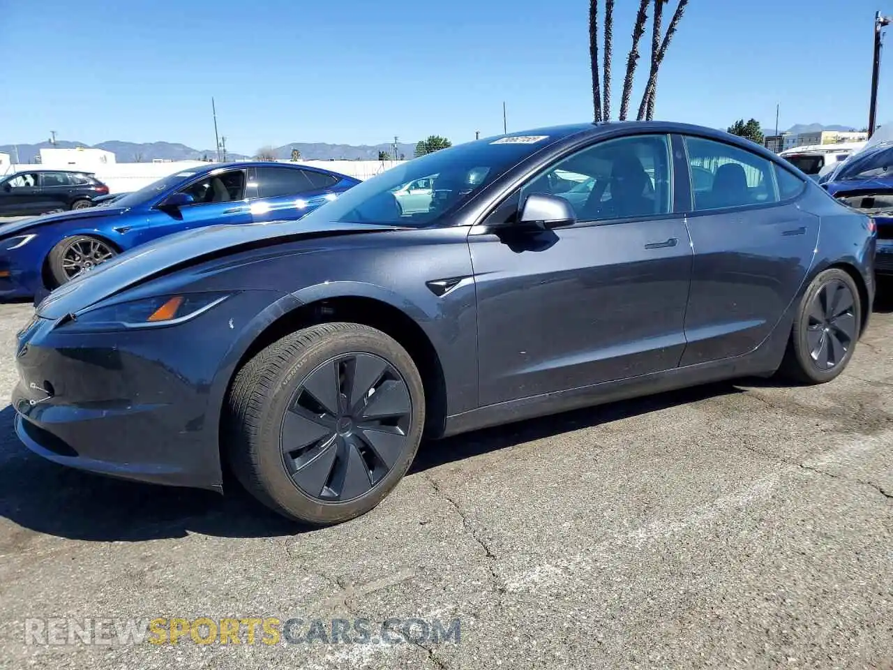 1 Photograph of a damaged car 5YJ3E1EA7RF746840 TESLA MODEL 3 2024