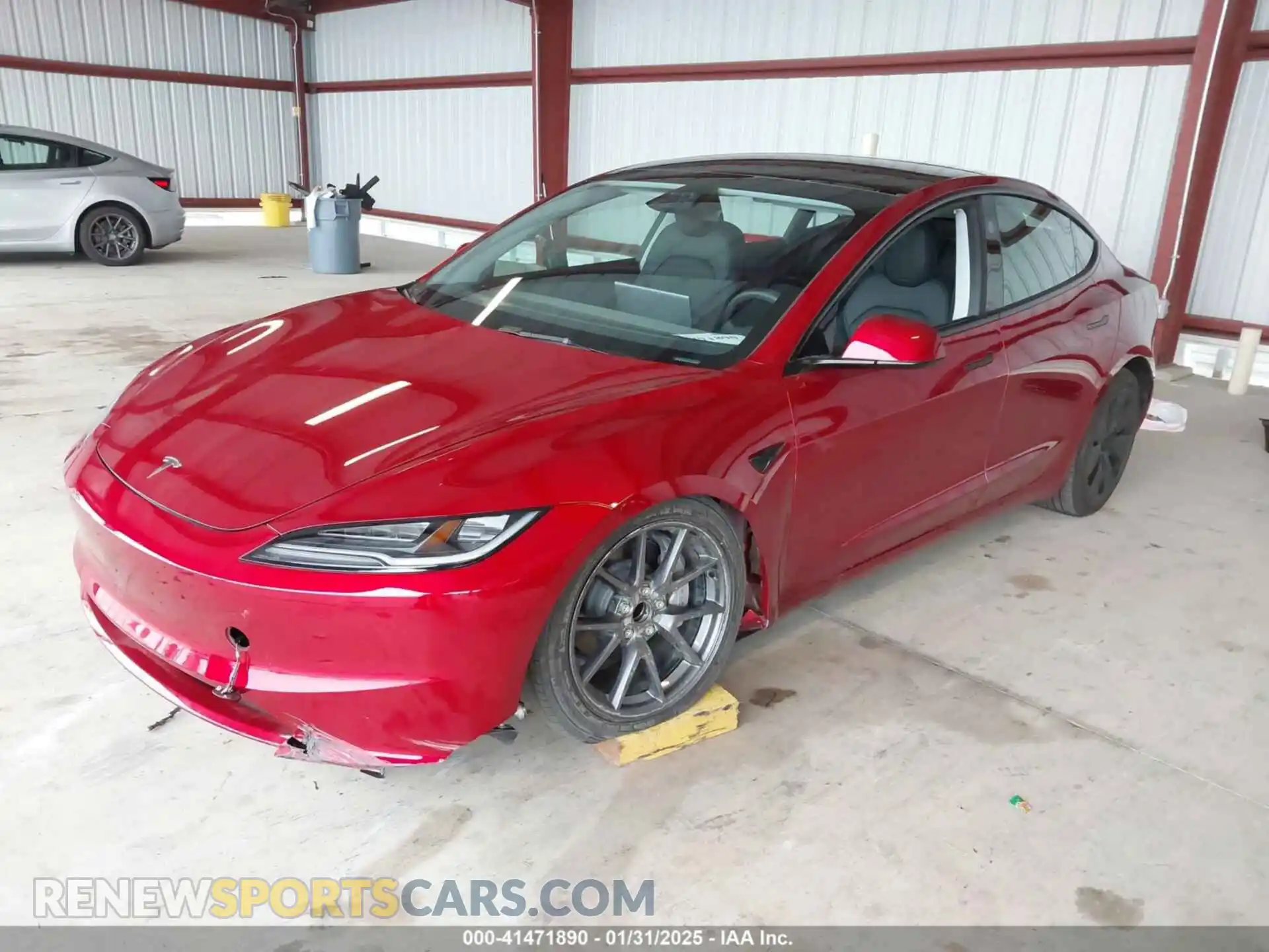 2 Photograph of a damaged car 5YJ3E1EA7RF746983 TESLA MODEL 3 2024