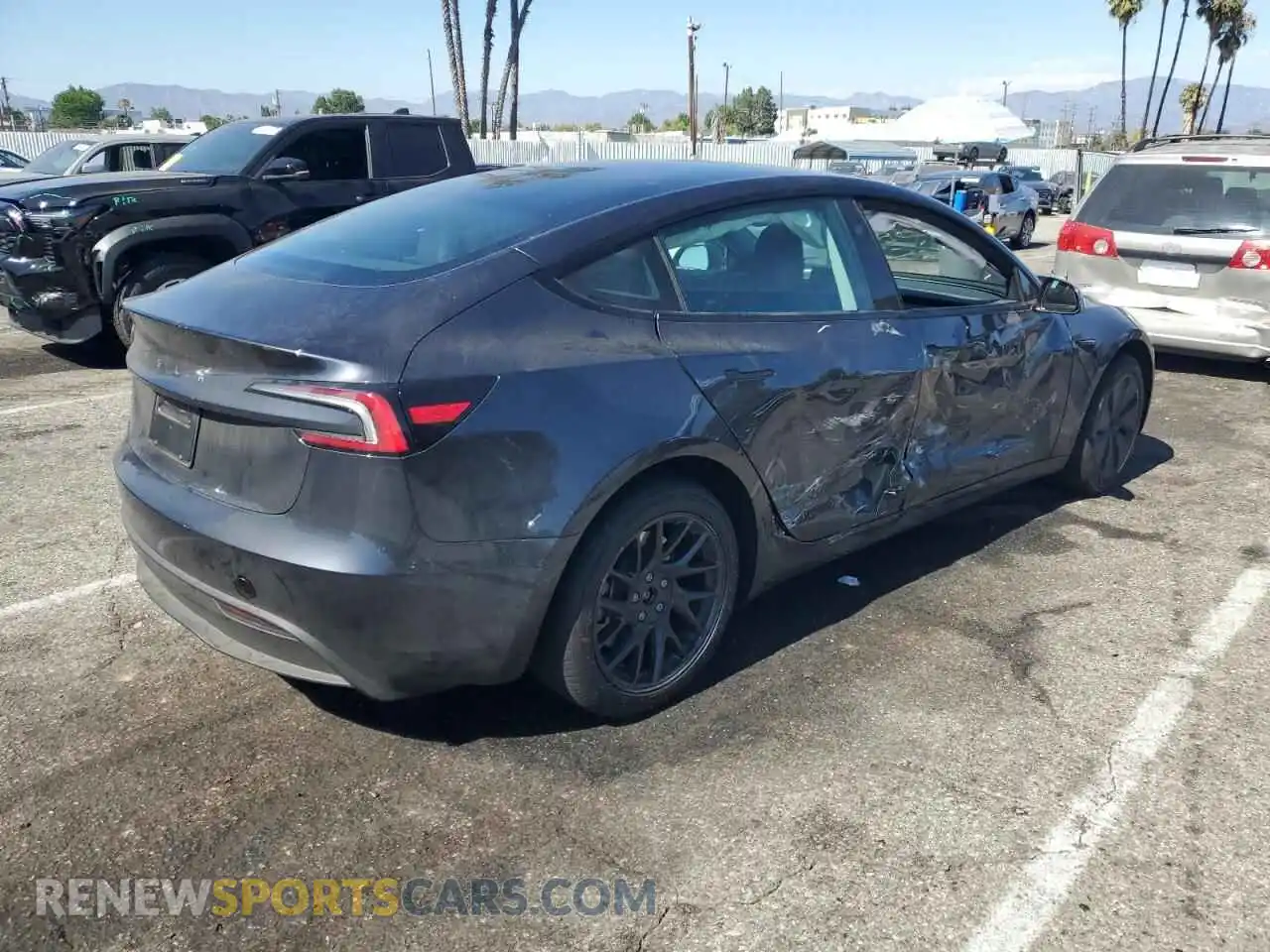3 Photograph of a damaged car 5YJ3E1EA7RF746997 TESLA MODEL 3 2024