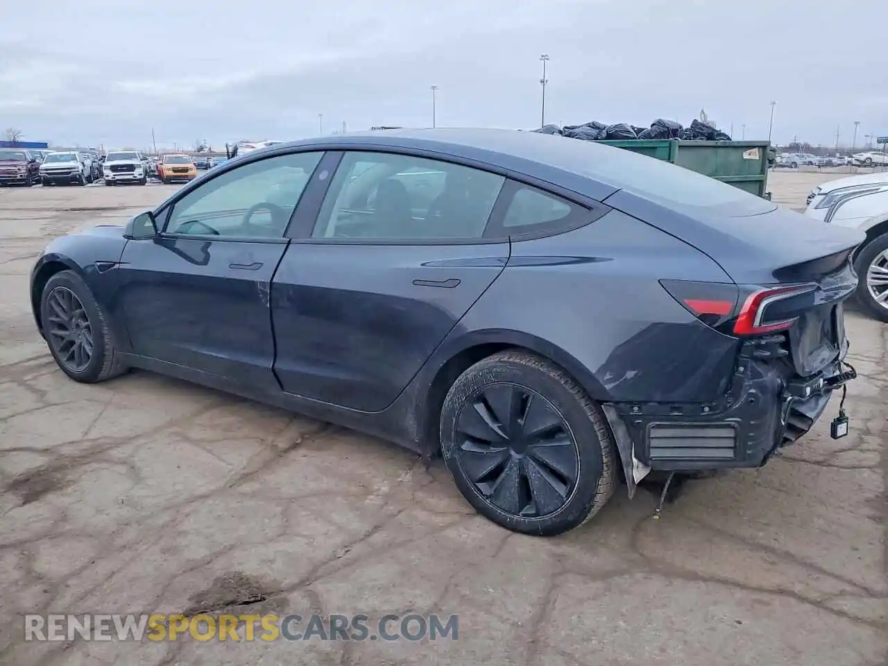 2 fotografías del automóvil dañado 5YJ3E1EA7RF748507 TESLA MODEL 3 2024