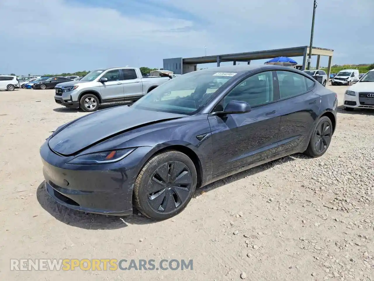 1 Photograph of a damaged car 5YJ3E1EA7RF757787 TESLA MODEL 3 2024