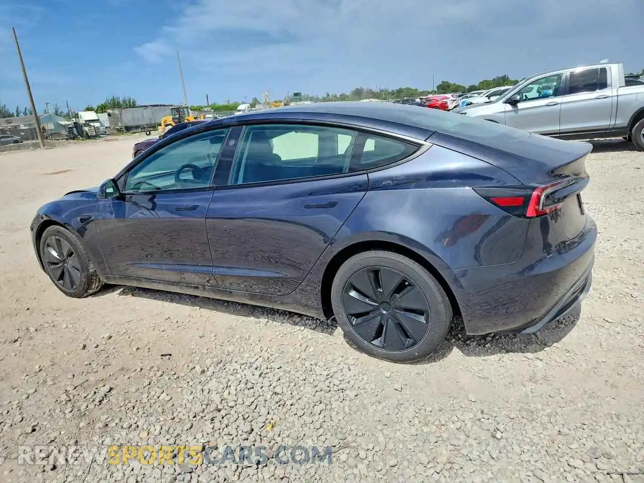 2 Photograph of a damaged car 5YJ3E1EA7RF757787 TESLA MODEL 3 2024