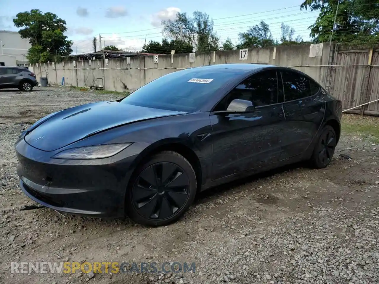 1 Photograph of a damaged car 5YJ3E1EA7RF826476 TESLA MODEL 3 2024