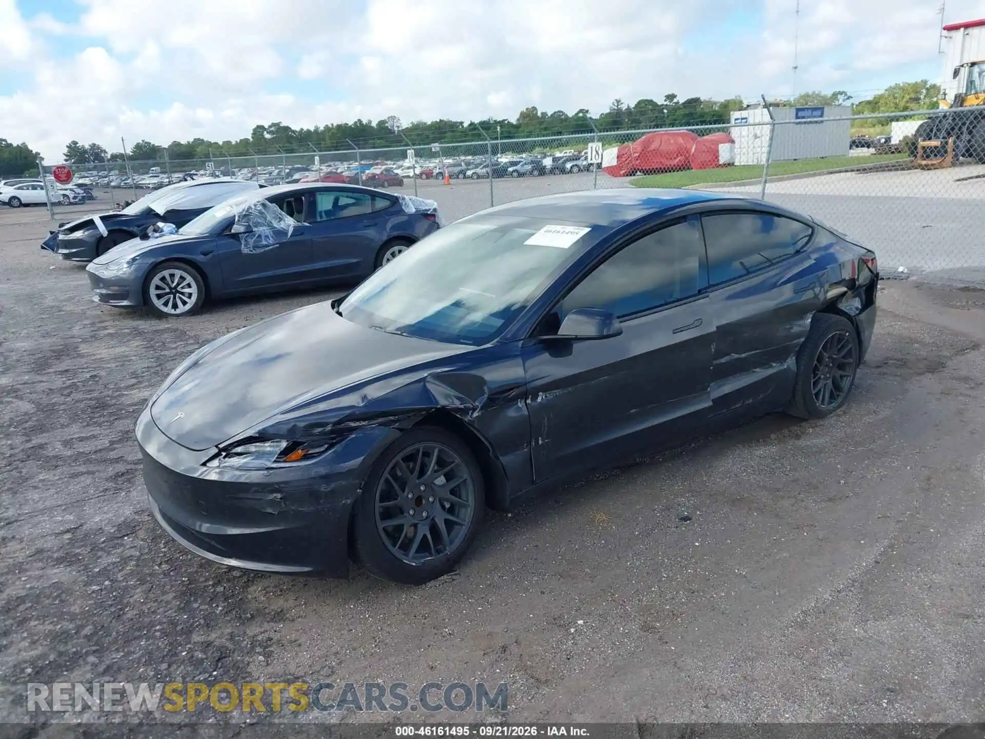 2 Photograph of a damaged car 5YJ3E1EA7RF833685 TESLA MODEL 3 2024