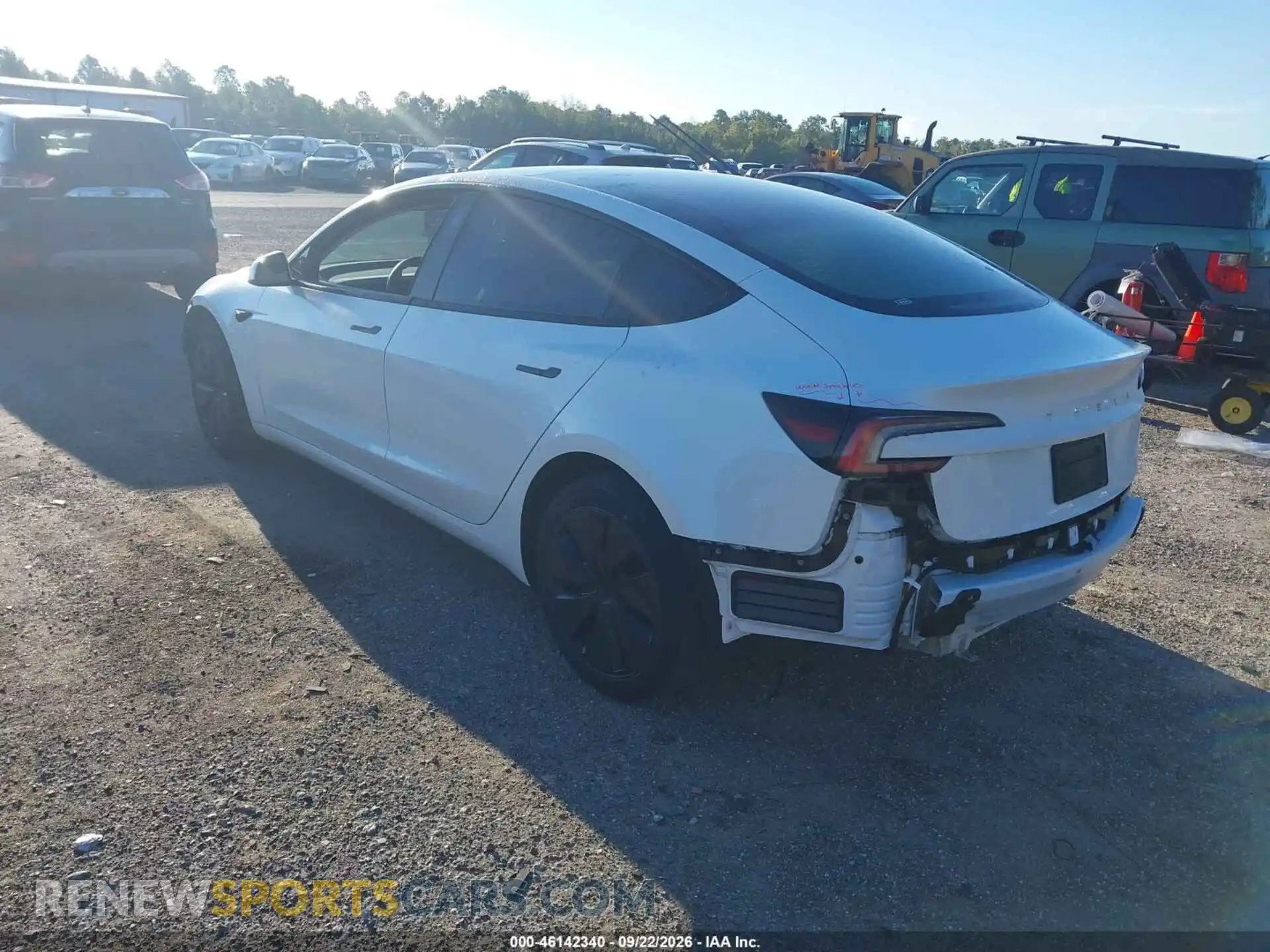 3 fotografías del automóvil dañado 5YJ3E1EA7RF836859 TESLA MODEL 3 2024