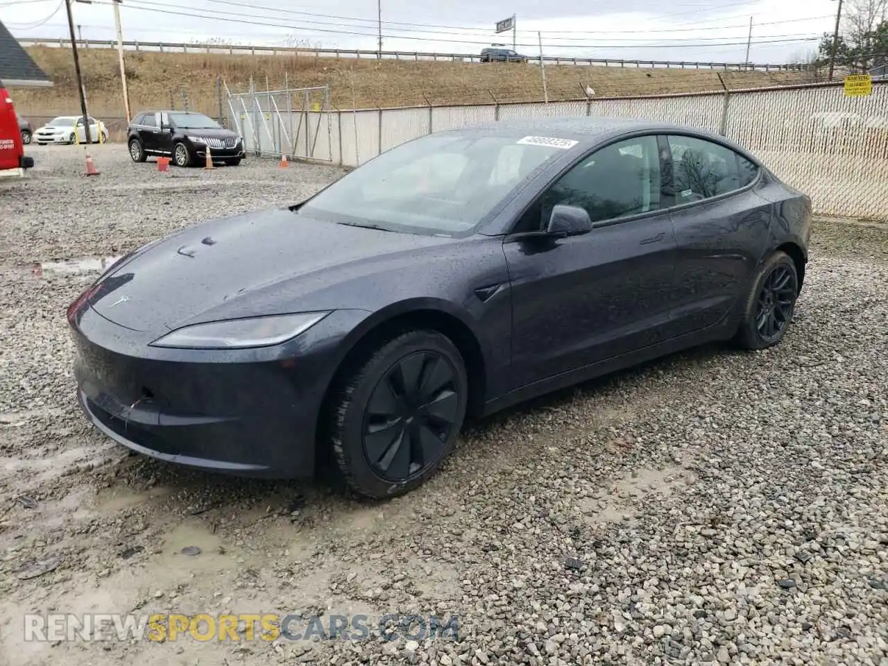 1 Photograph of a damaged car 5YJ3E1EA7RF858716 TESLA MODEL 3 2024
