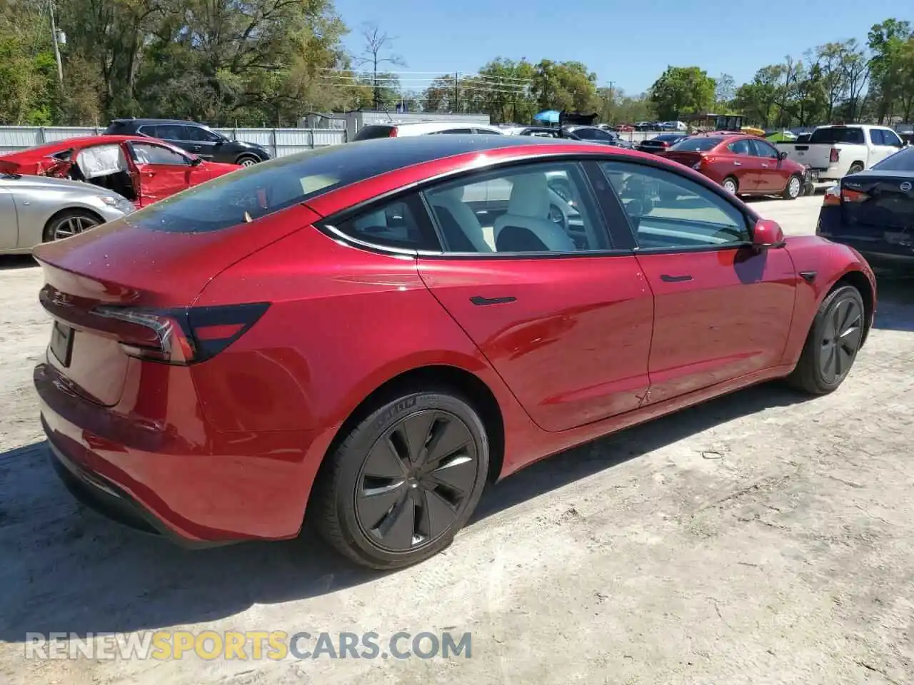 3 Photograph of a damaged car 5YJ3E1EA7RF864841 TESLA MODEL 3 2024