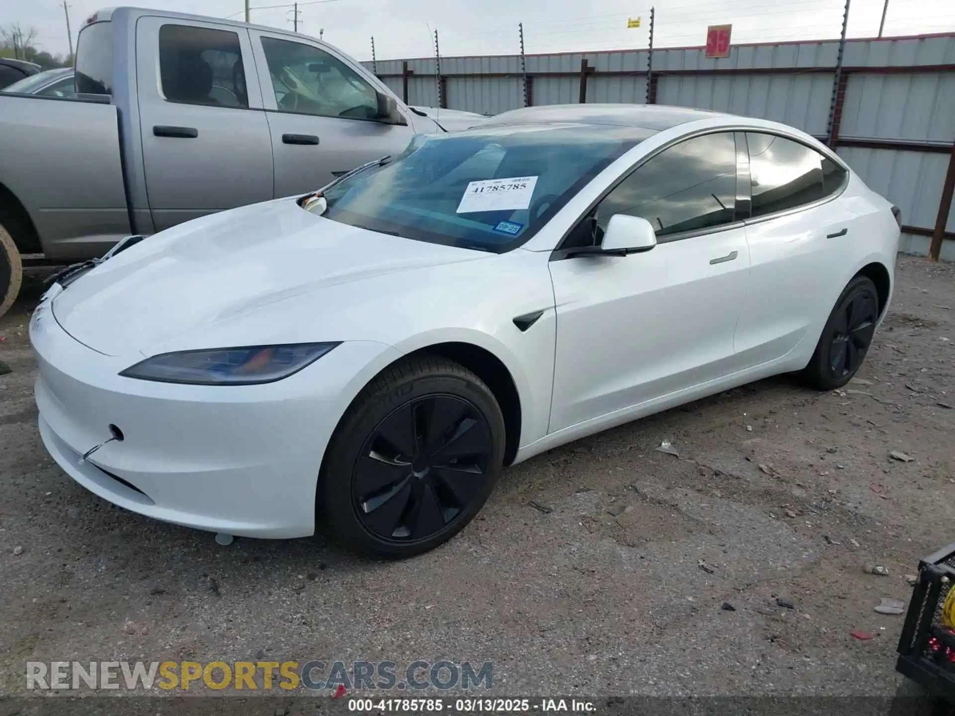 2 Photograph of a damaged car 5YJ3E1EA7RF866167 TESLA MODEL 3 2024