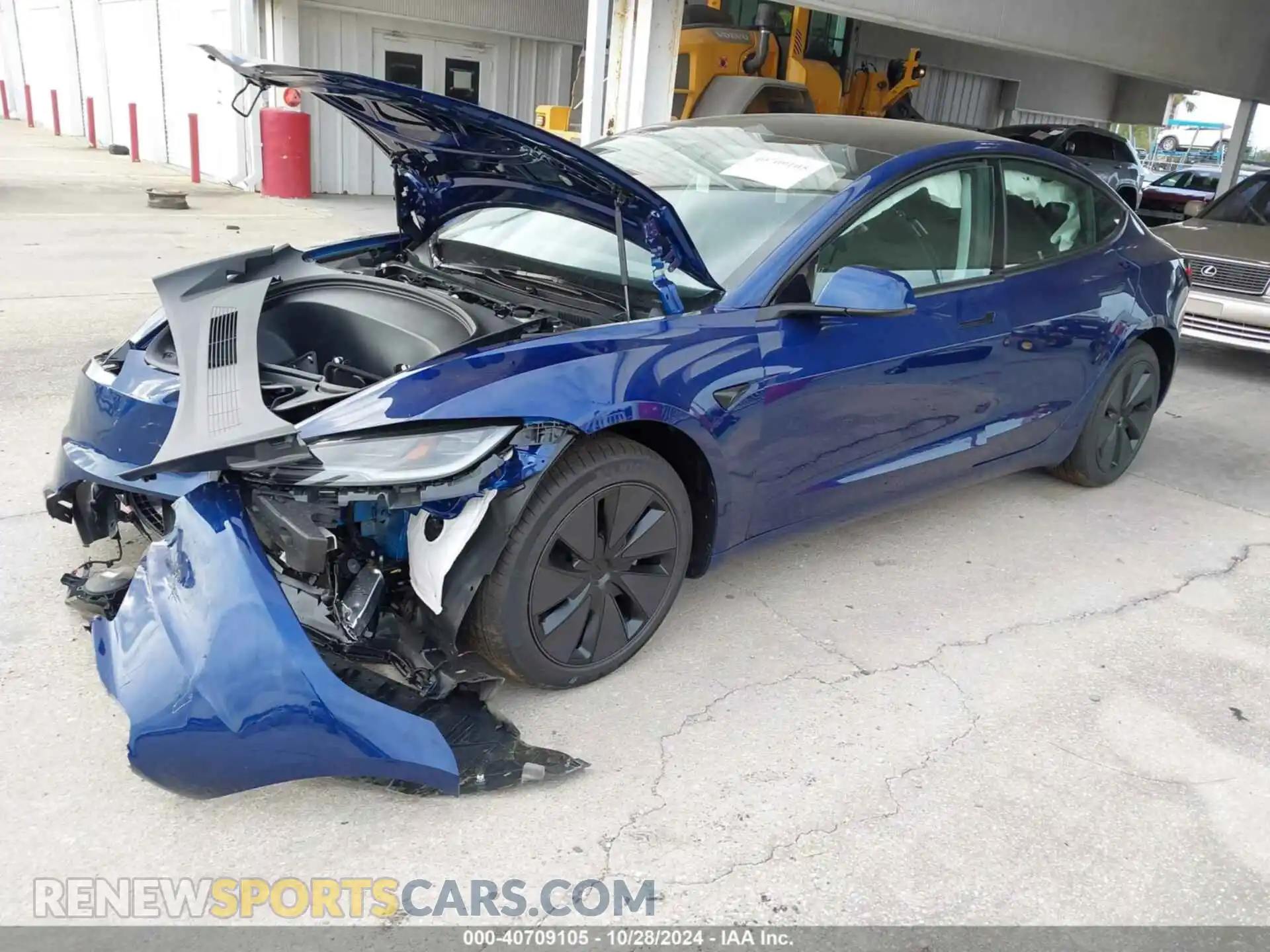 2 Фотография поврежденного автомобиля 5YJ3E1EA7RF870431 TESLA MODEL 3 2024
