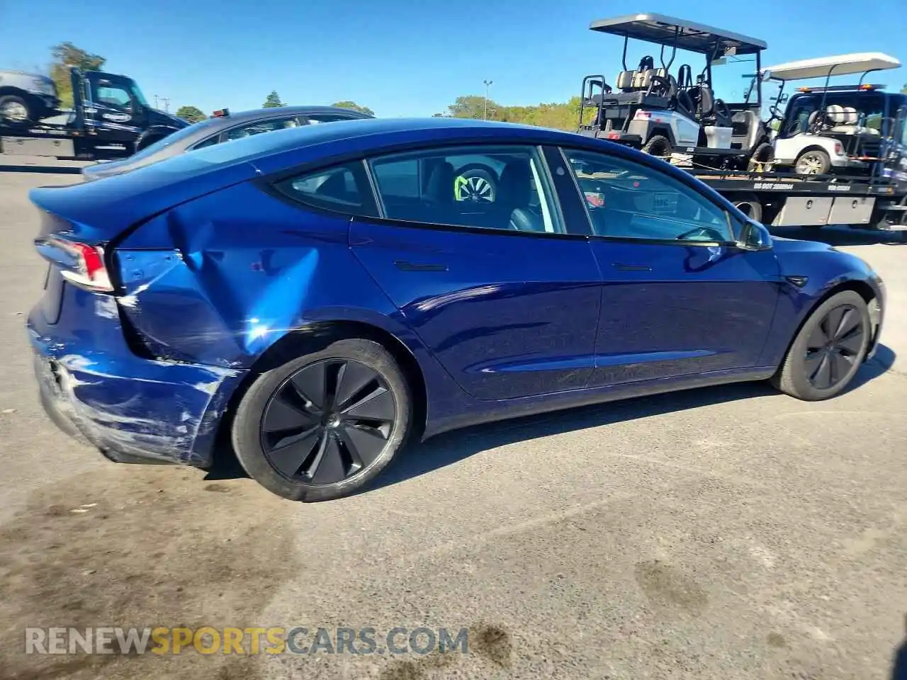 3 fotografías del automóvil dañado 5YJ3E1EA8RF733885 TESLA MODEL 3 2024