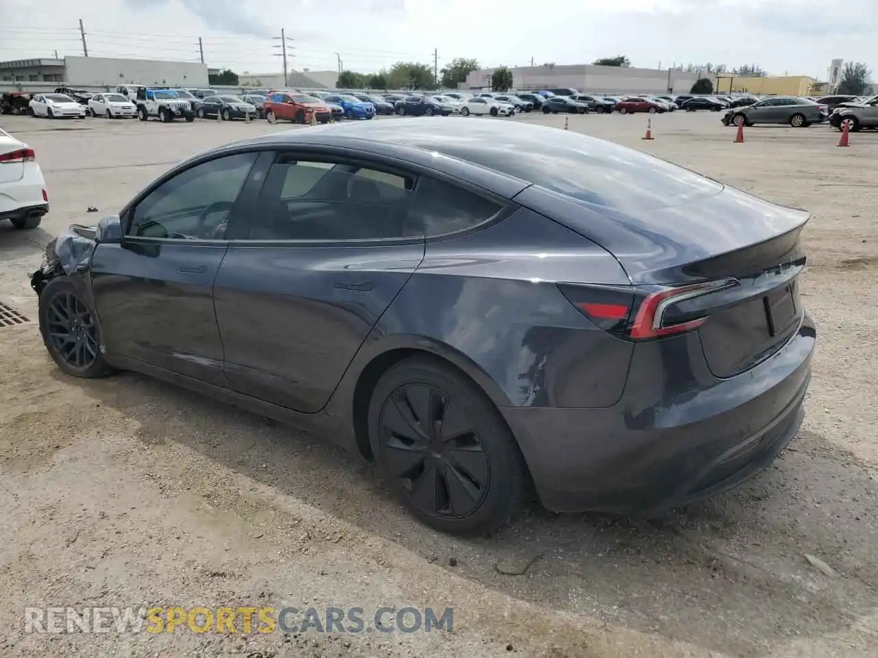 2 Photograph of a damaged car 5YJ3E1EA8RF746541 TESLA MODEL 3 2024
