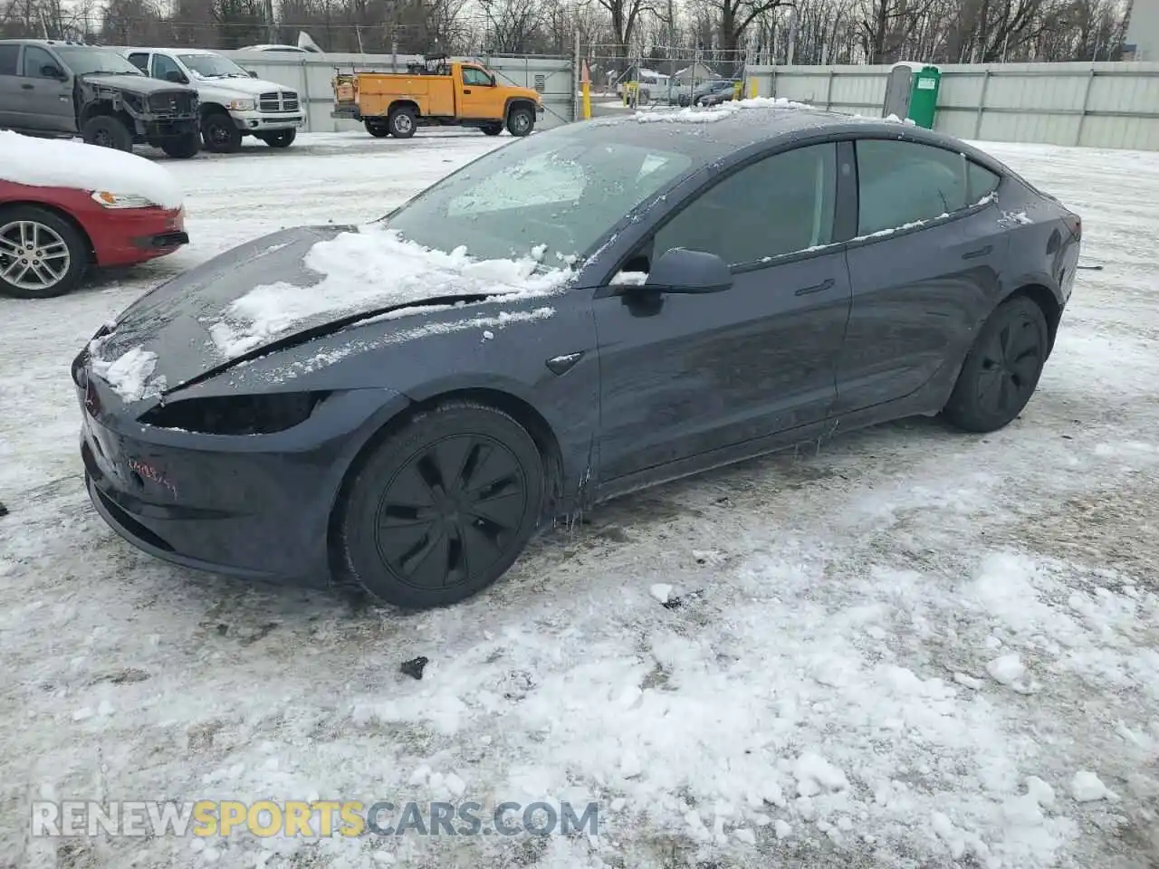 1 Photograph of a damaged car 5YJ3E1EA8RF747771 TESLA MODEL 3 2024