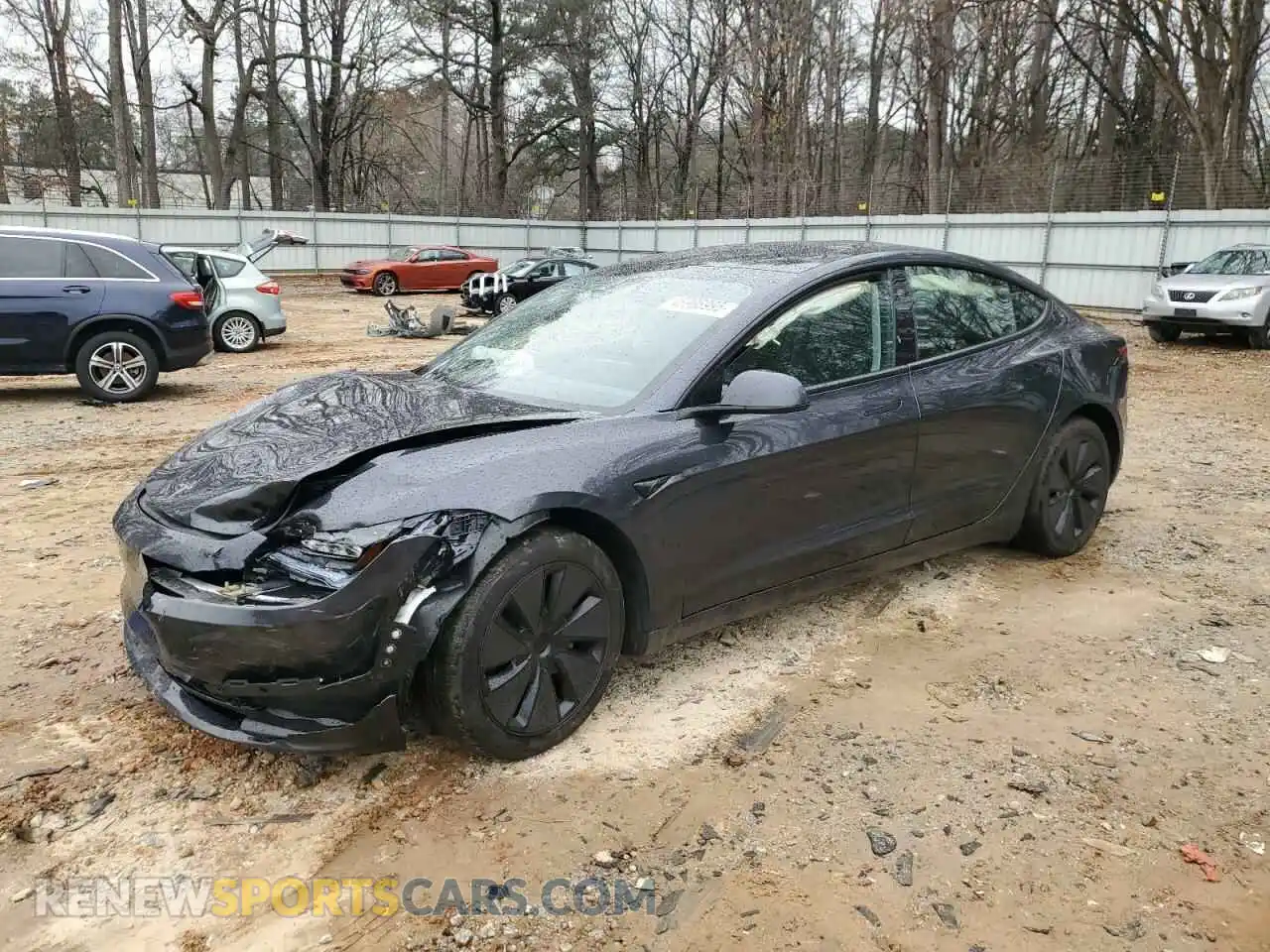 1 Photograph of a damaged car 5YJ3E1EA8RF755854 TESLA MODEL 3 2024
