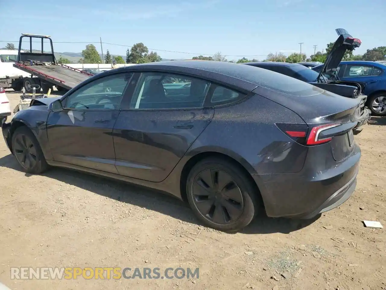 2 Photograph of a damaged car 5YJ3E1EA8RF782441 TESLA MODEL 3 2024