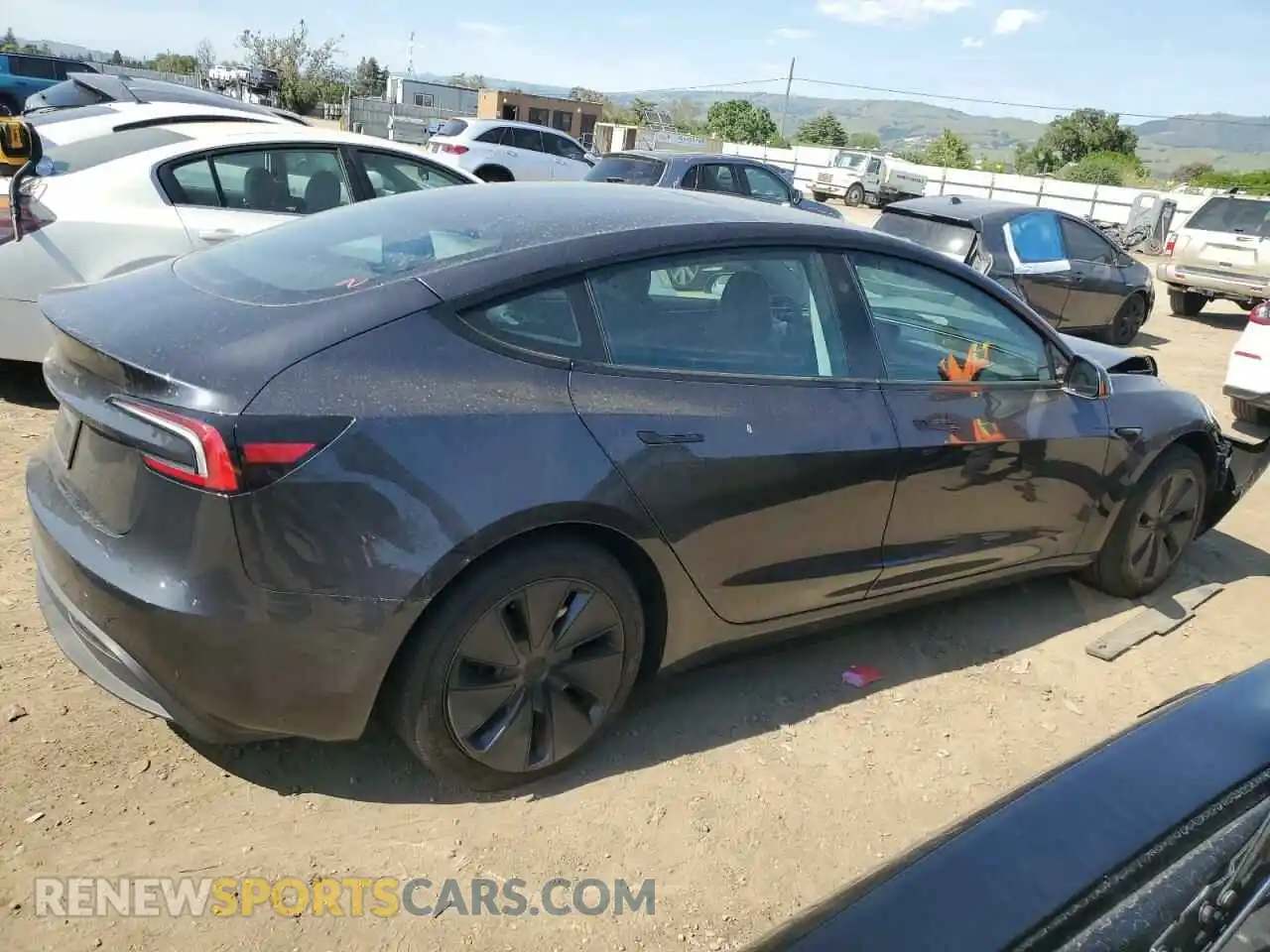 3 Photograph of a damaged car 5YJ3E1EA8RF782441 TESLA MODEL 3 2024