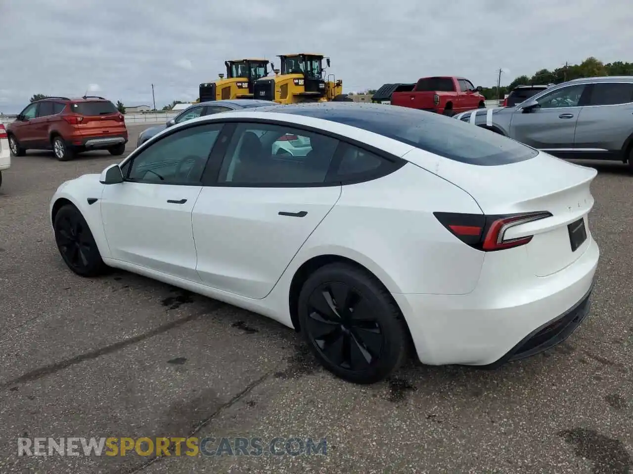 2 Photograph of a damaged car 5YJ3E1EA8RF829404 TESLA MODEL 3 2024