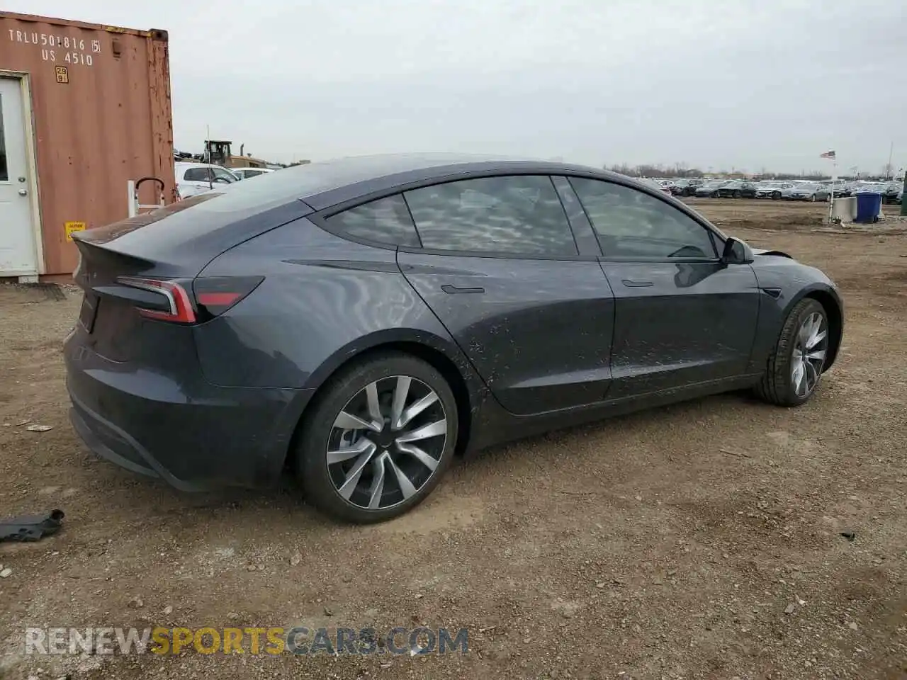 3 Photograph of a damaged car 5YJ3E1EA8RF836952 TESLA MODEL 3 2024