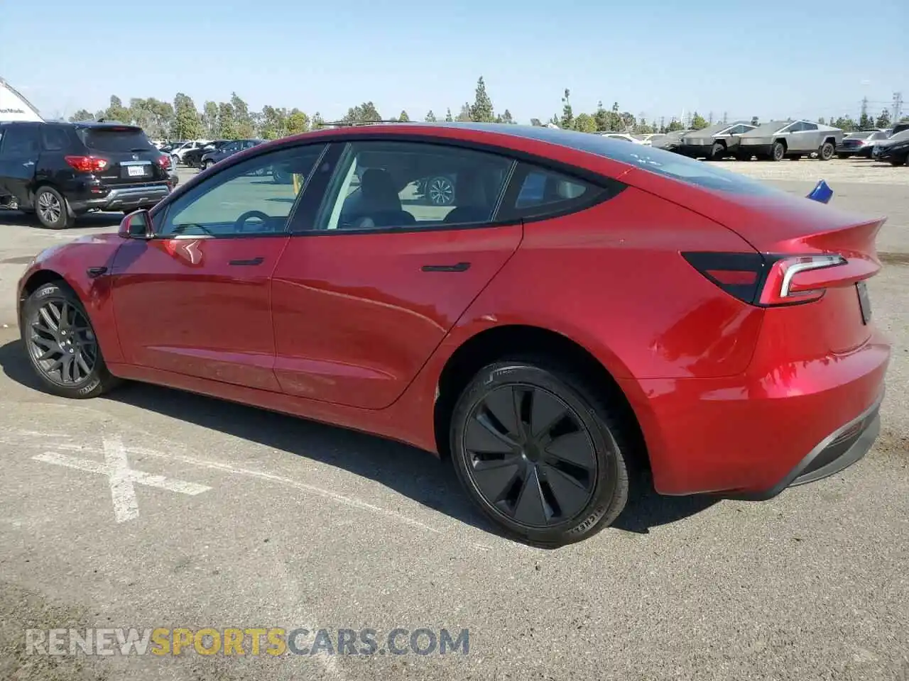 2 Photograph of a damaged car 5YJ3E1EA8RF843626 TESLA MODEL 3 2024