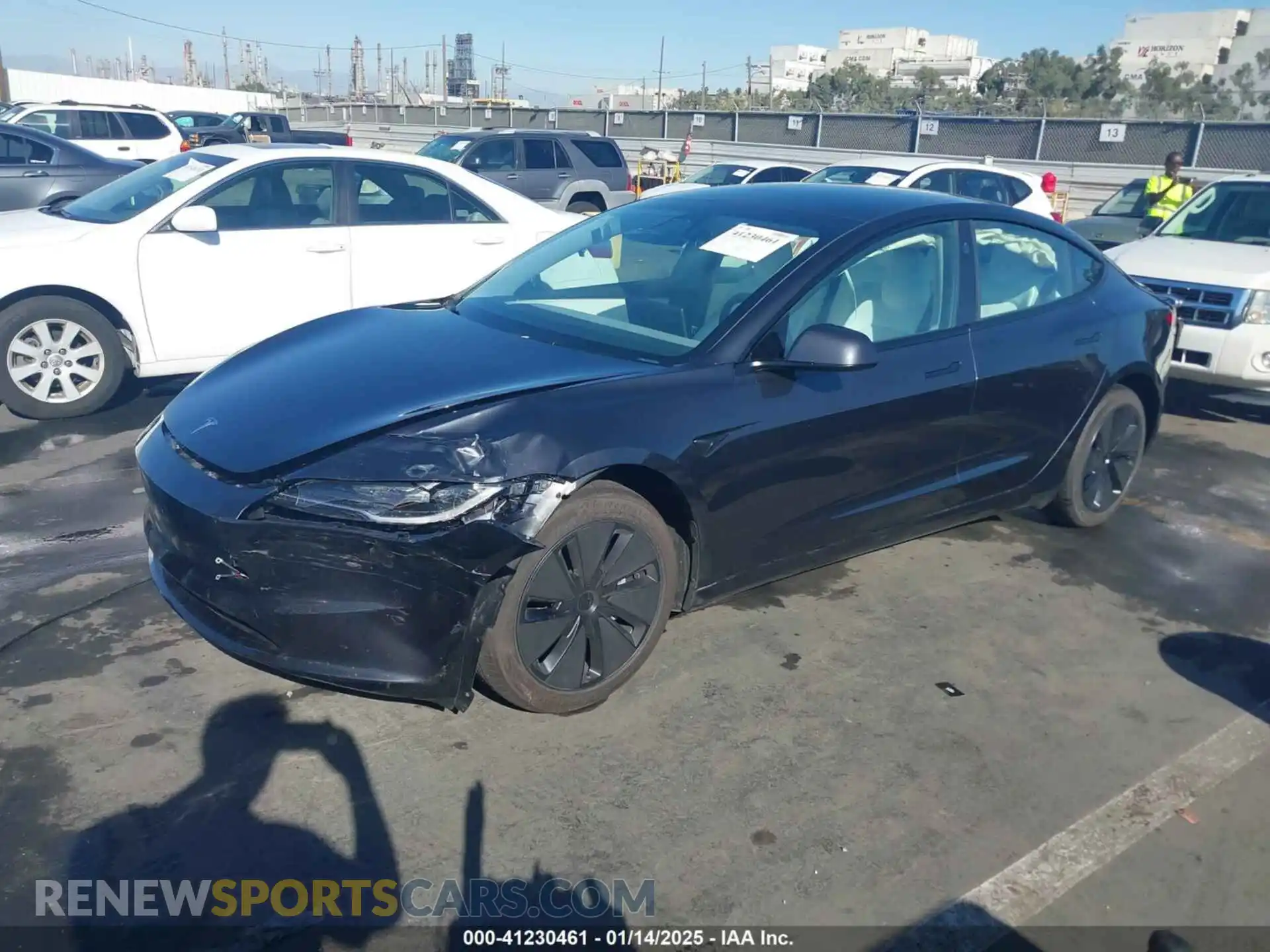 2 Photograph of a damaged car 5YJ3E1EA8RF849264 TESLA MODEL 3 2024