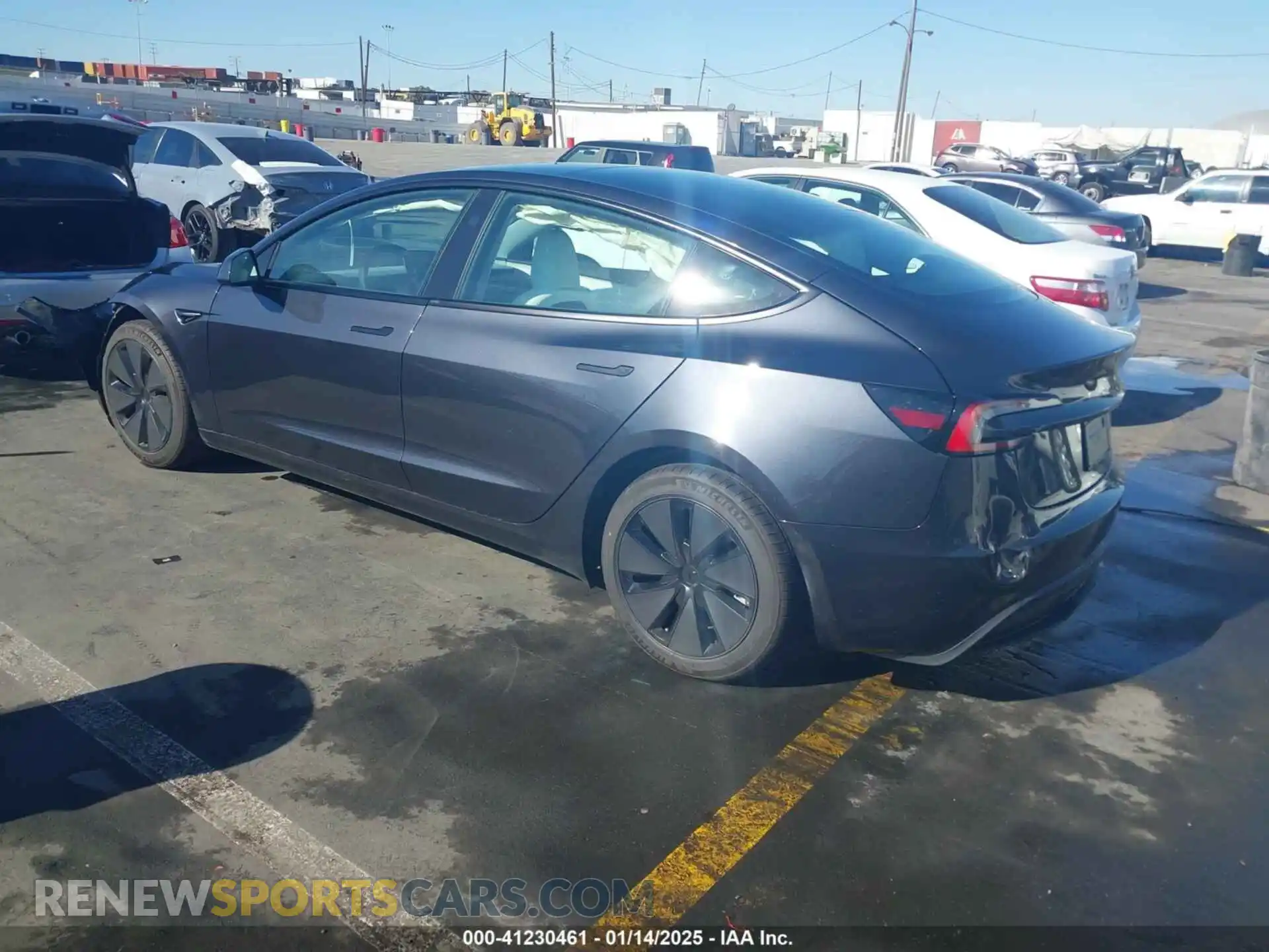 3 Photograph of a damaged car 5YJ3E1EA8RF849264 TESLA MODEL 3 2024
