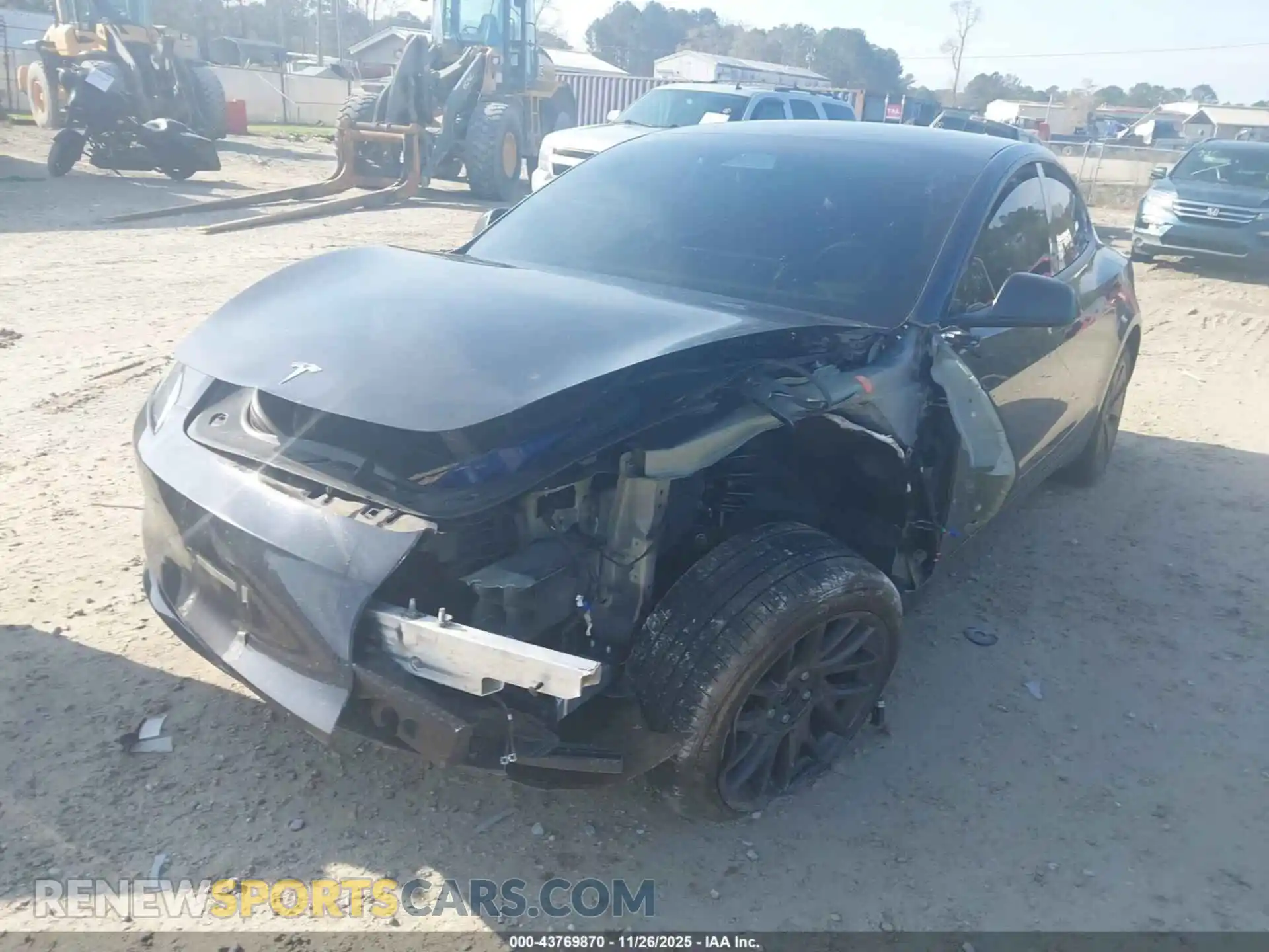 2 Photograph of a damaged car 5YJ3E1EA8RF853203 TESLA MODEL 3 2024