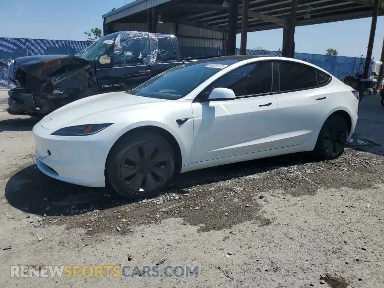 1 Photograph of a damaged car 5YJ3E1EA8RF862502 TESLA MODEL 3 2024