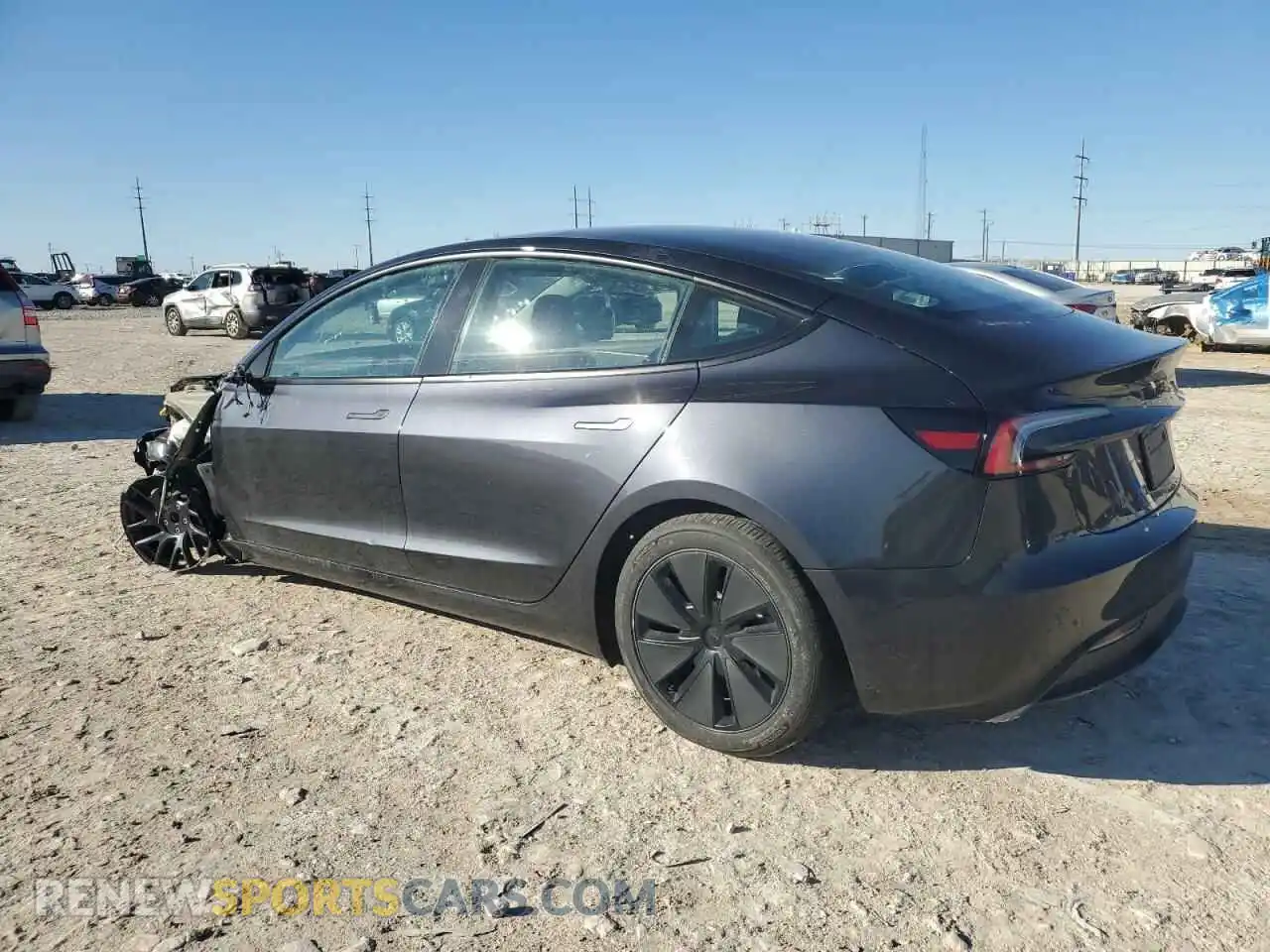 2 Photograph of a damaged car 5YJ3E1EA8RF862614 TESLA MODEL 3 2024