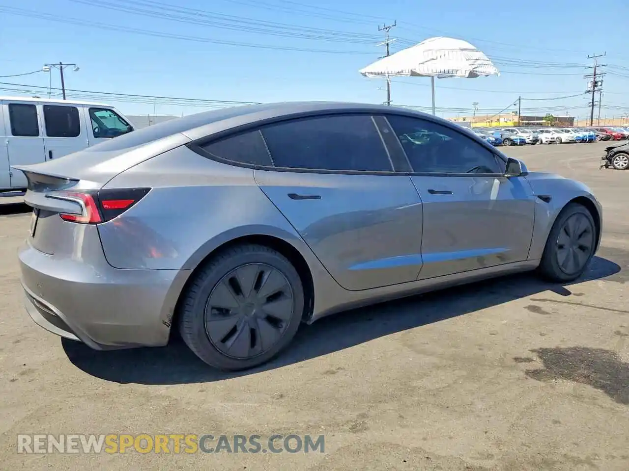 3 Photograph of a damaged car 5YJ3E1EA8RF871071 TESLA MODEL 3 2024