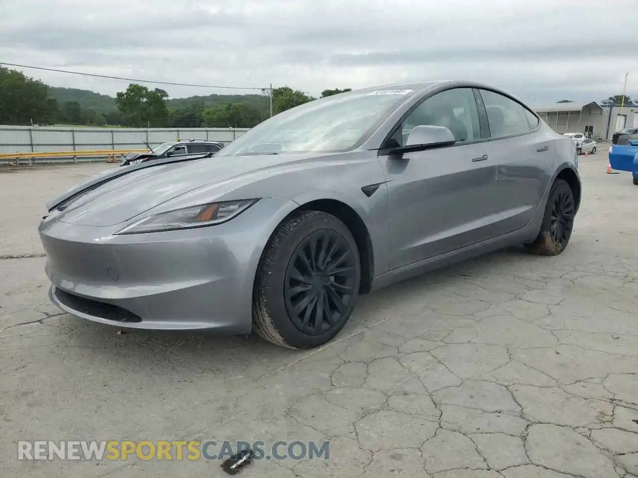 1 Photograph of a damaged car 5YJ3E1EA8RF872916 TESLA MODEL 3 2024