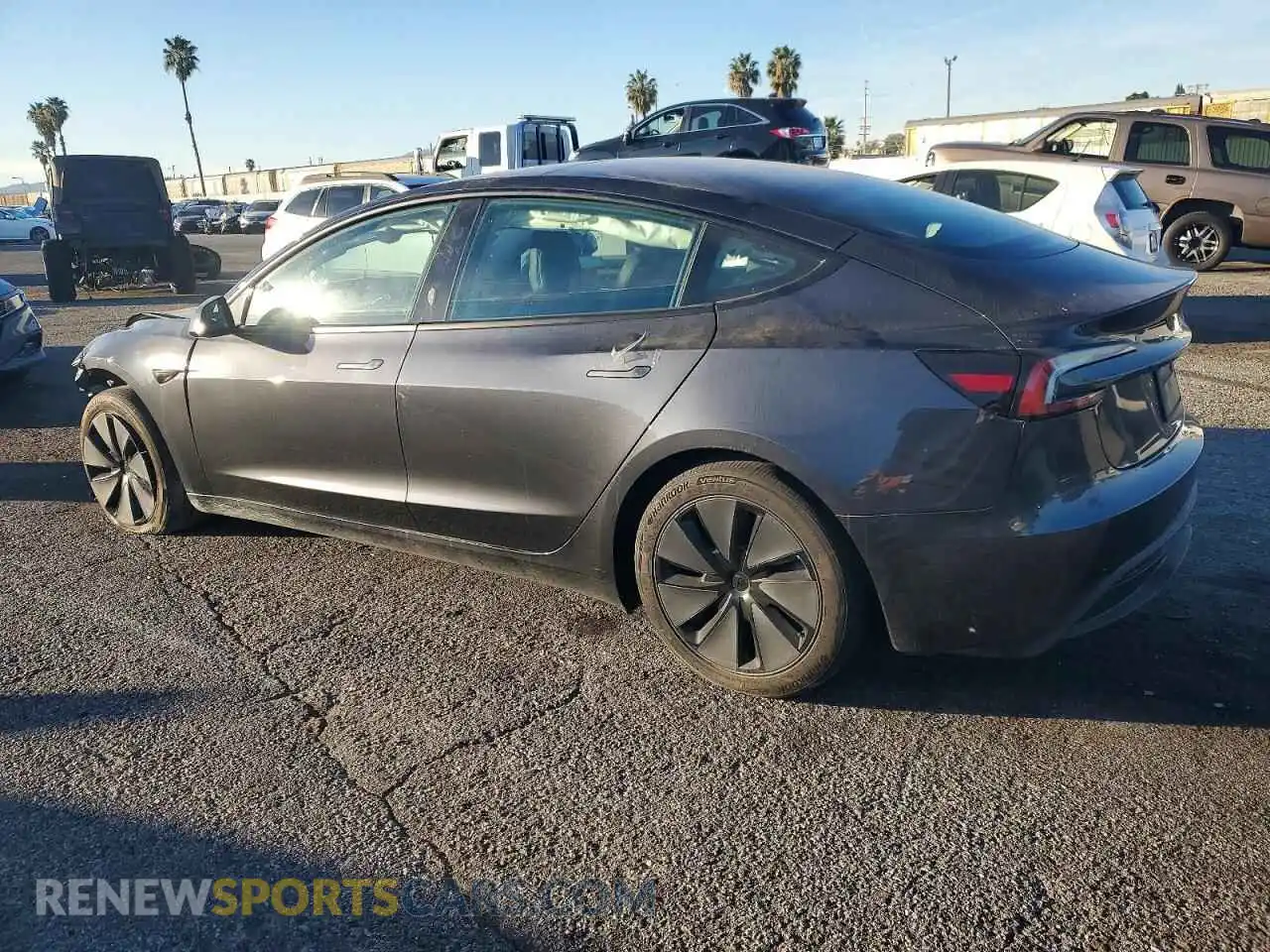 2 Photograph of a damaged car 5YJ3E1EA9RF726783 TESLA MODEL 3 2024