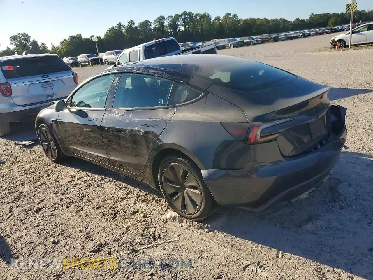 2 Photograph of a damaged car 5YJ3E1EA9RF735550 TESLA MODEL 3 2024
