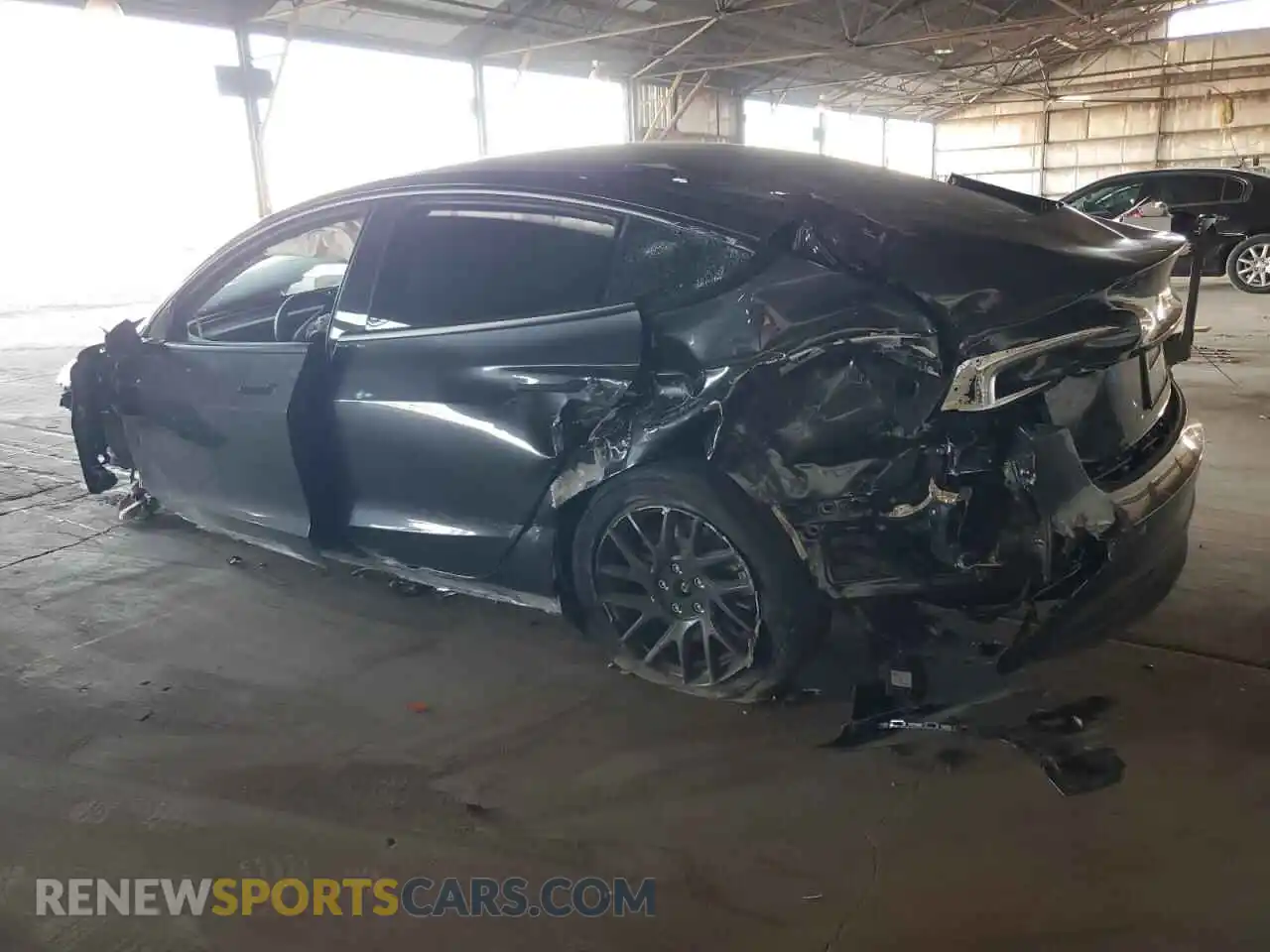 2 Photograph of a damaged car 5YJ3E1EA9RF740442 TESLA MODEL 3 2024