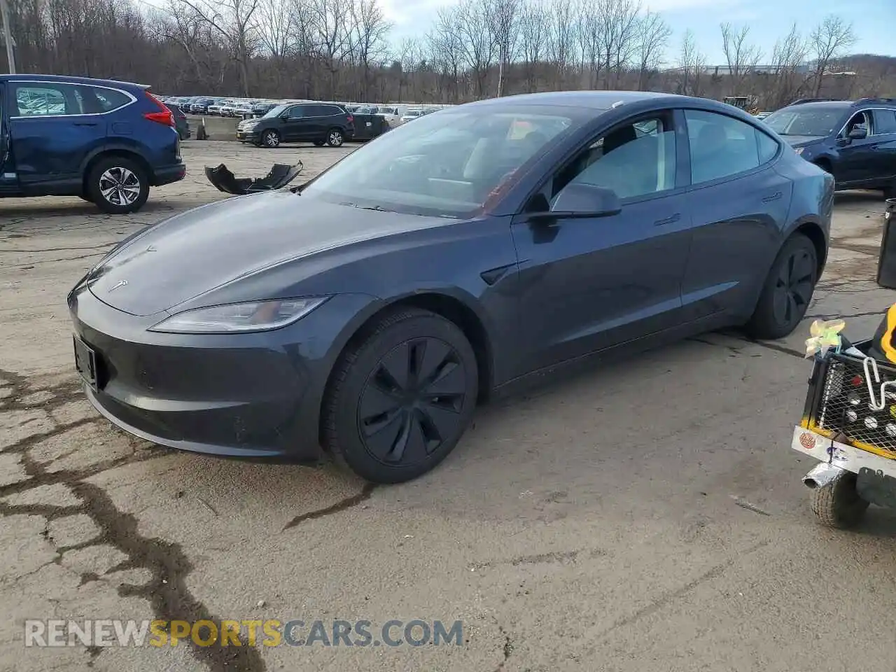 1 Photograph of a damaged car 5YJ3E1EA9RF772680 TESLA MODEL 3 2024