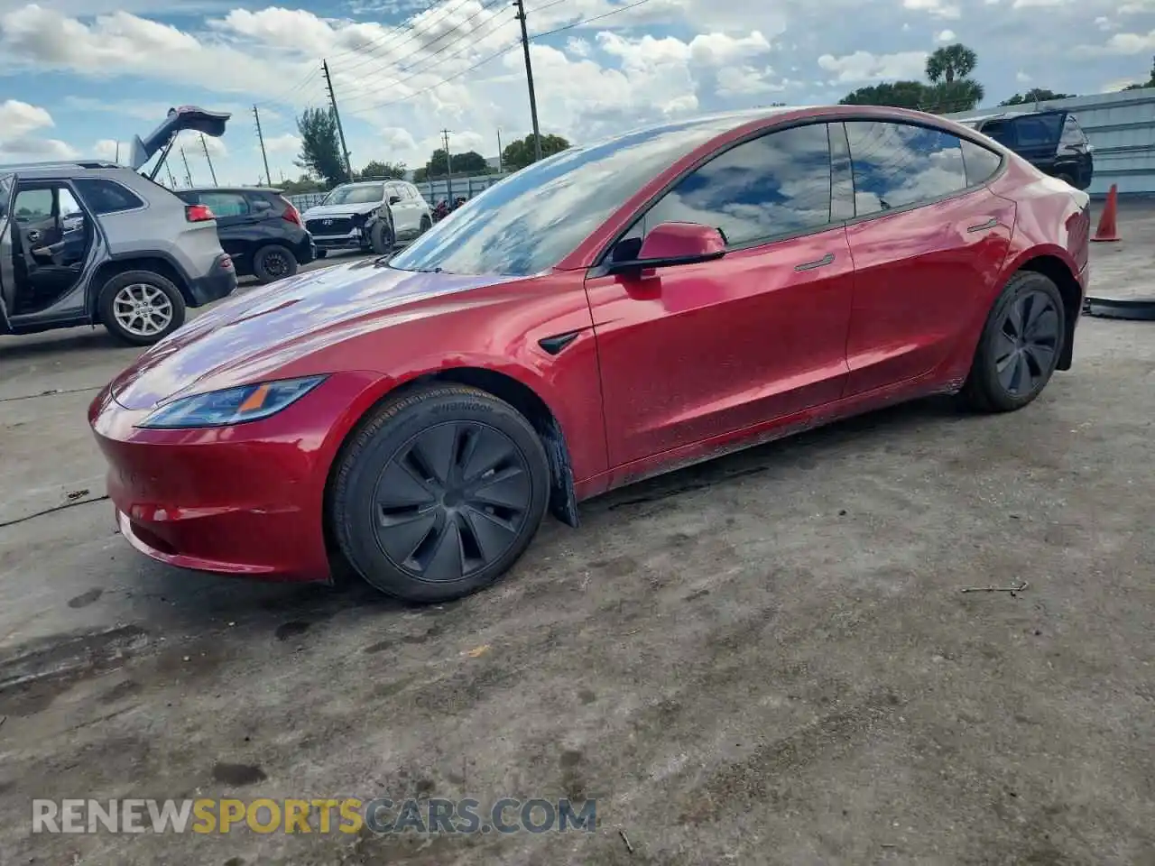 1 Photograph of a damaged car 5YJ3E1EA9RF829119 TESLA MODEL 3 2024